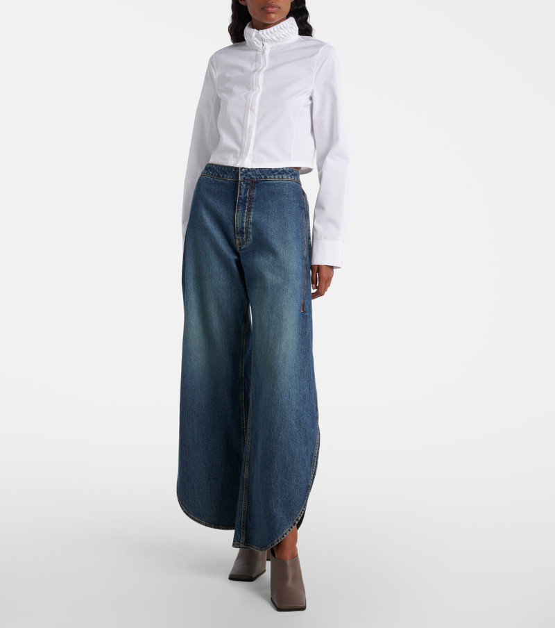 Alaïa 90 leather mules outlook
