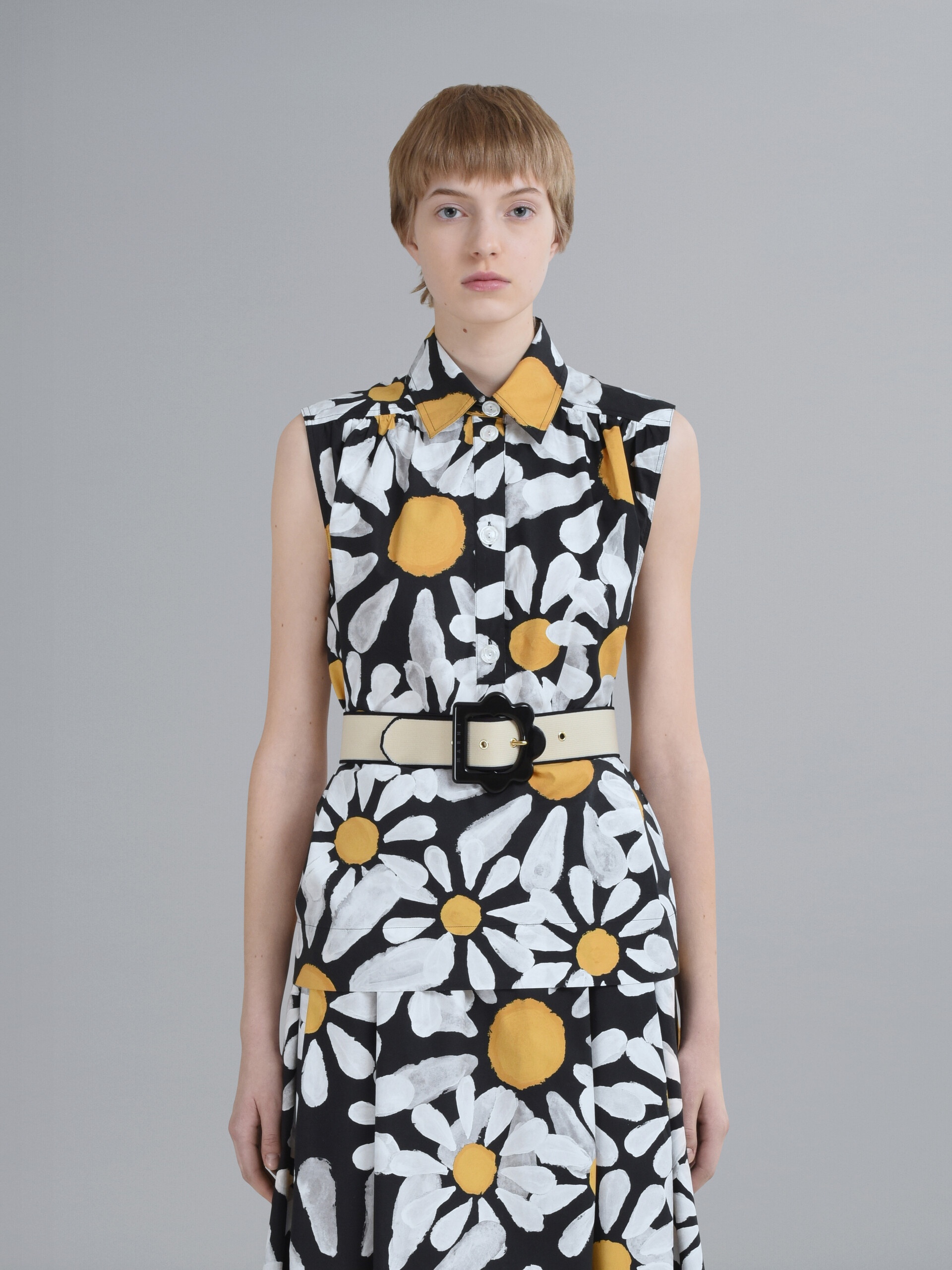 EUPHORIA PRINT COTTON POPLIN TOP - 2