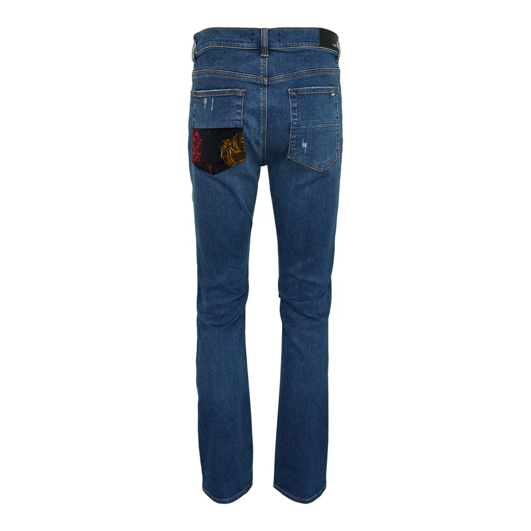 Floral Velvet Slim Thrasher - 2