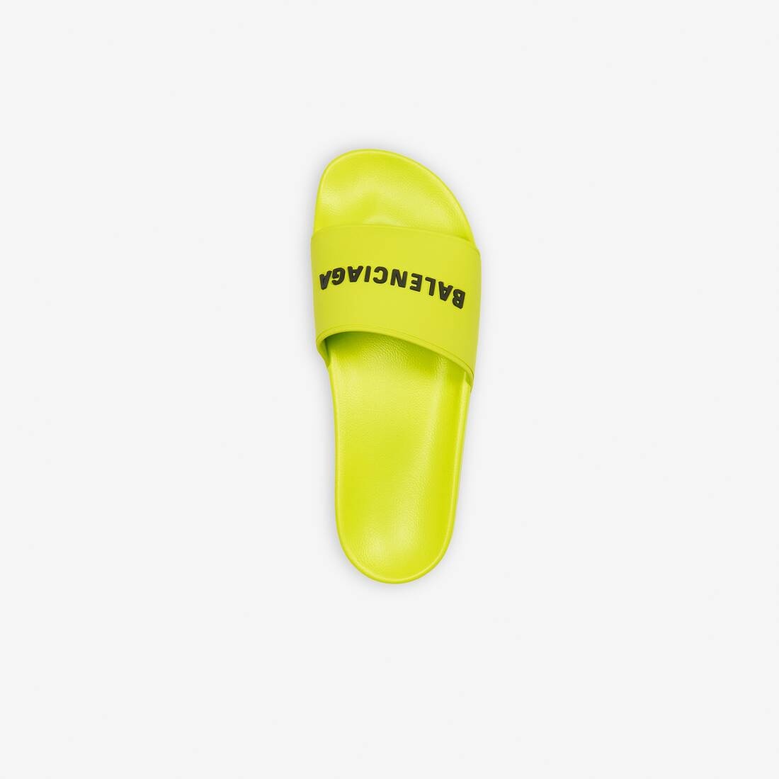 Men's Pool Slide Sandal in Lime - 4