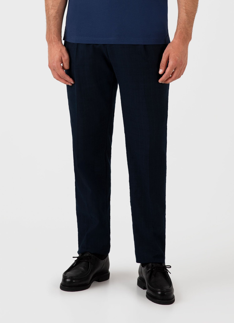 Sunspel Cotton Raffia Pleat Trouser outlook