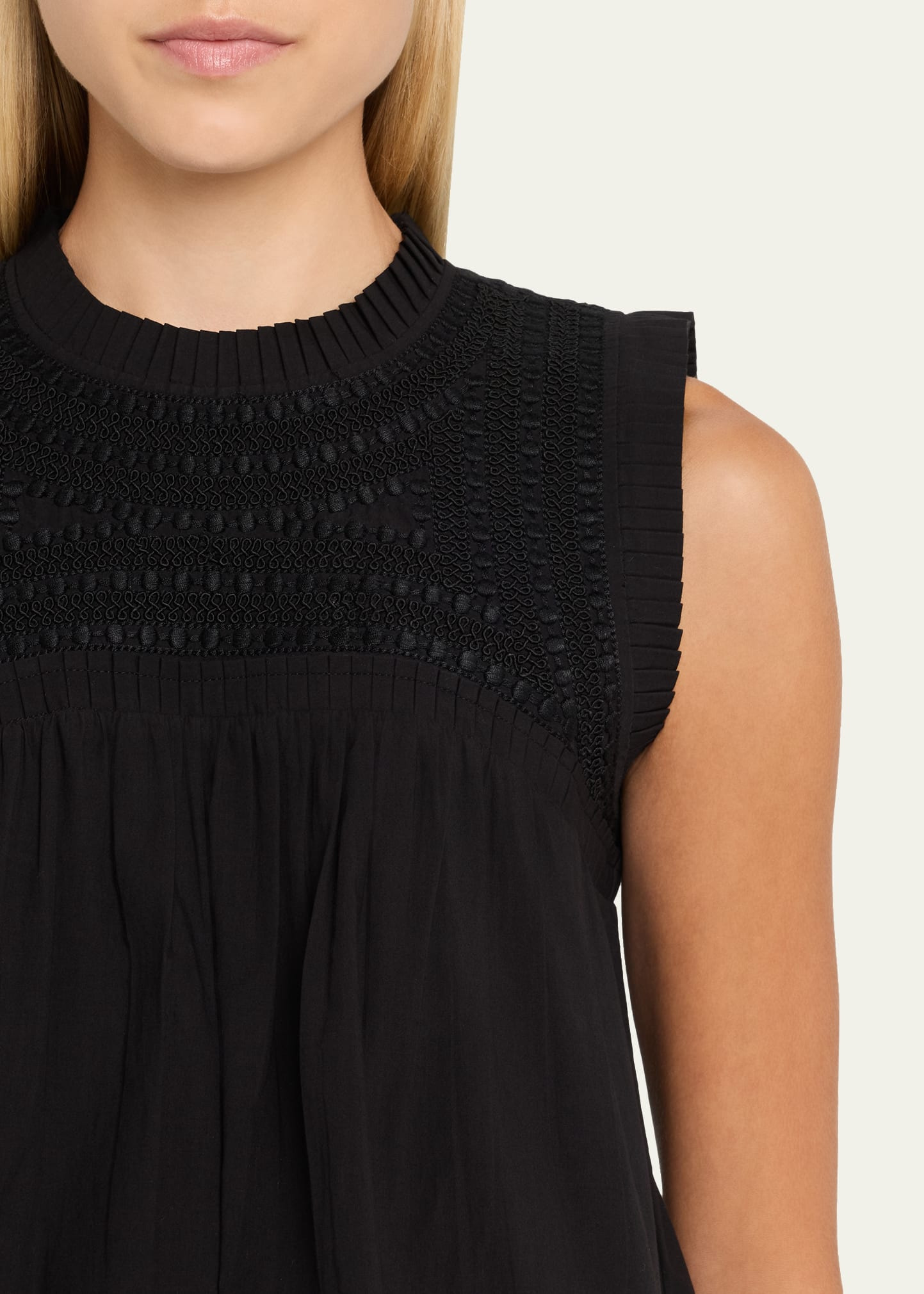 Larissa Embroidered Tank Top - 5