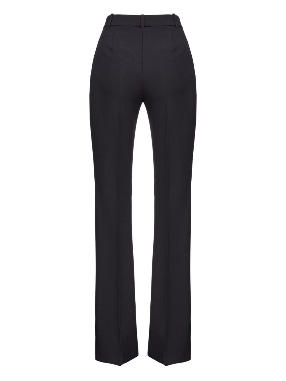 high-rise crepe trousers - 2