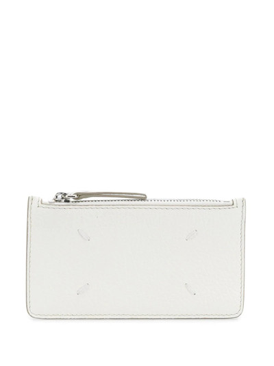 Maison Margiela four-stitch zipped cardholder outlook