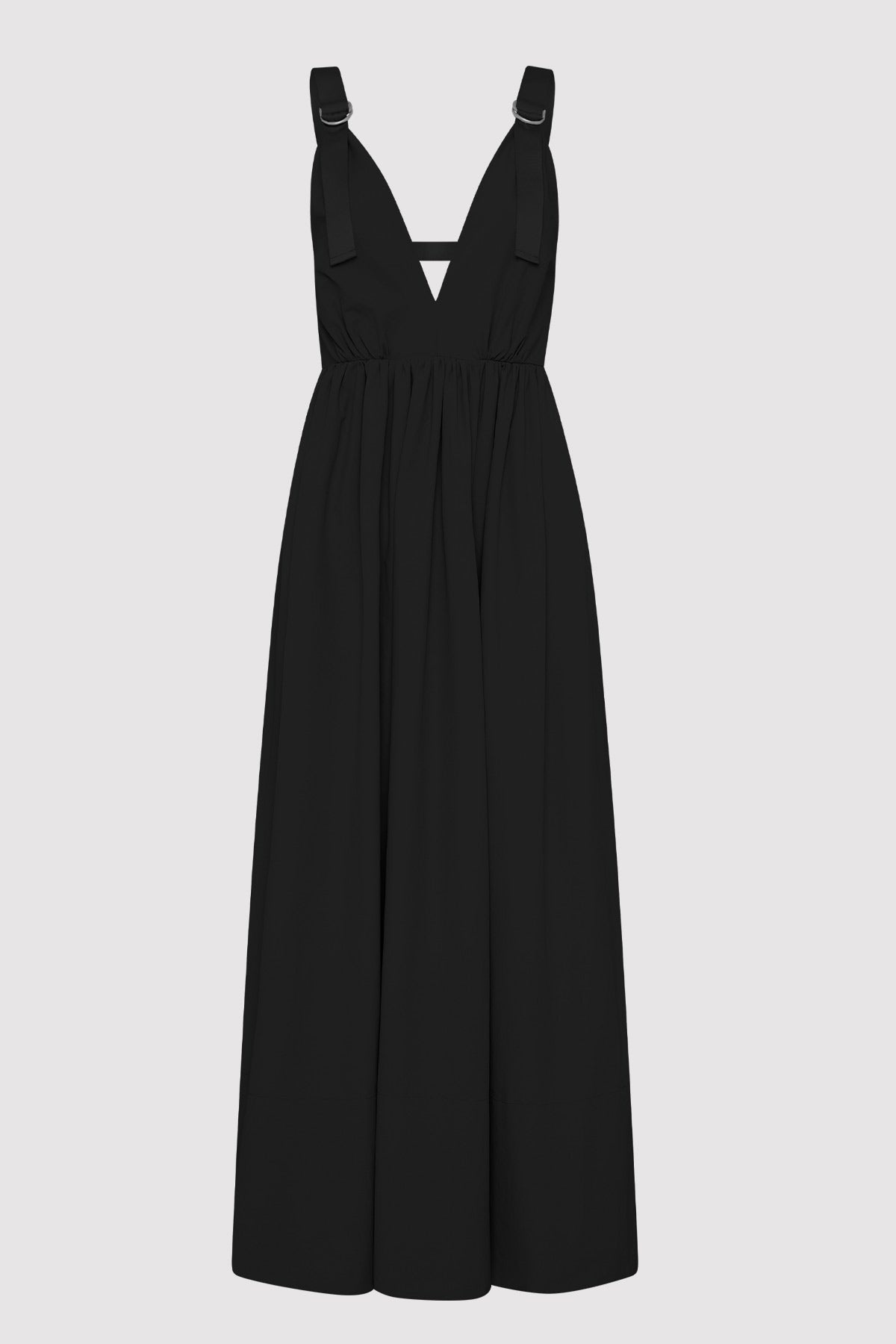 Plunge Sun Dress - Black - 5