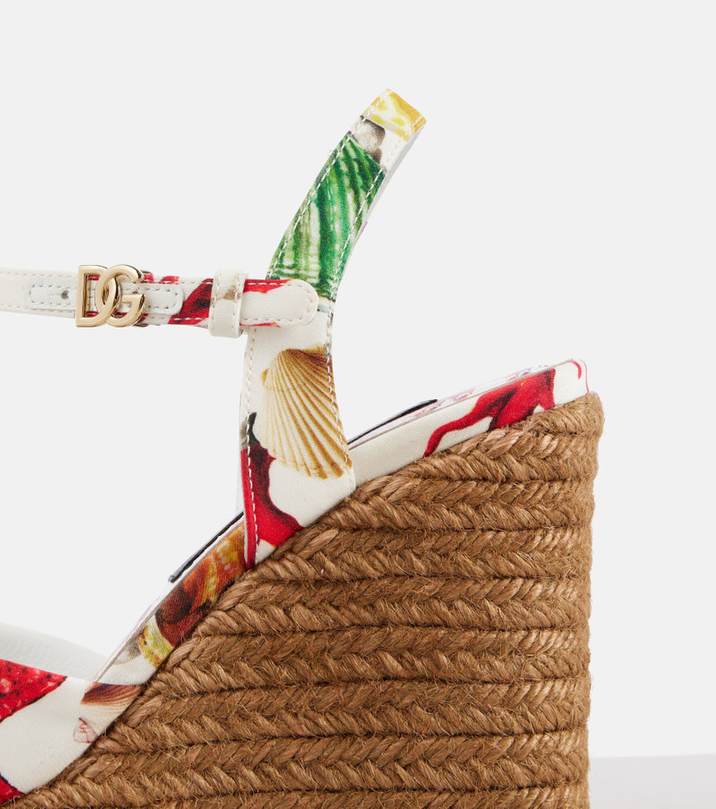 Capri Cava printed espadrille wedges 6