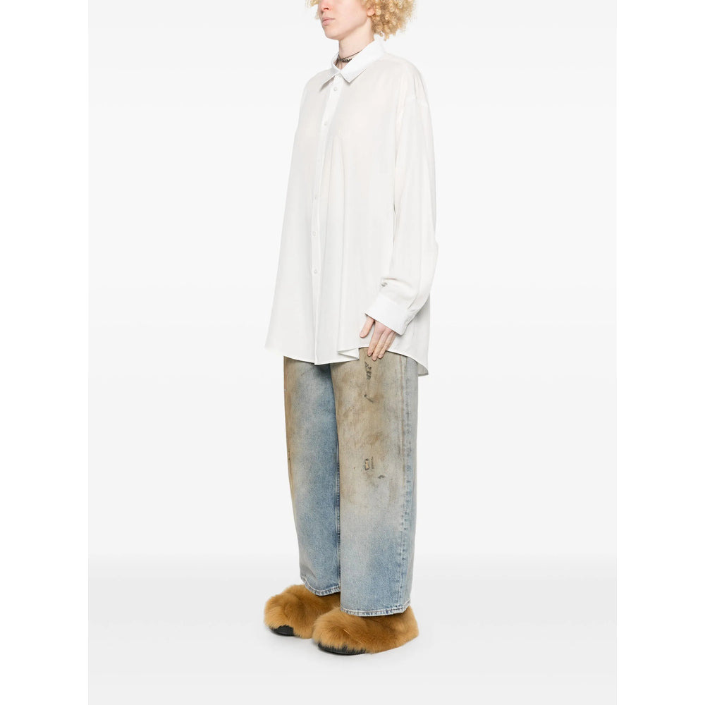 Balenciaga White Tops - Shirts Women - 3