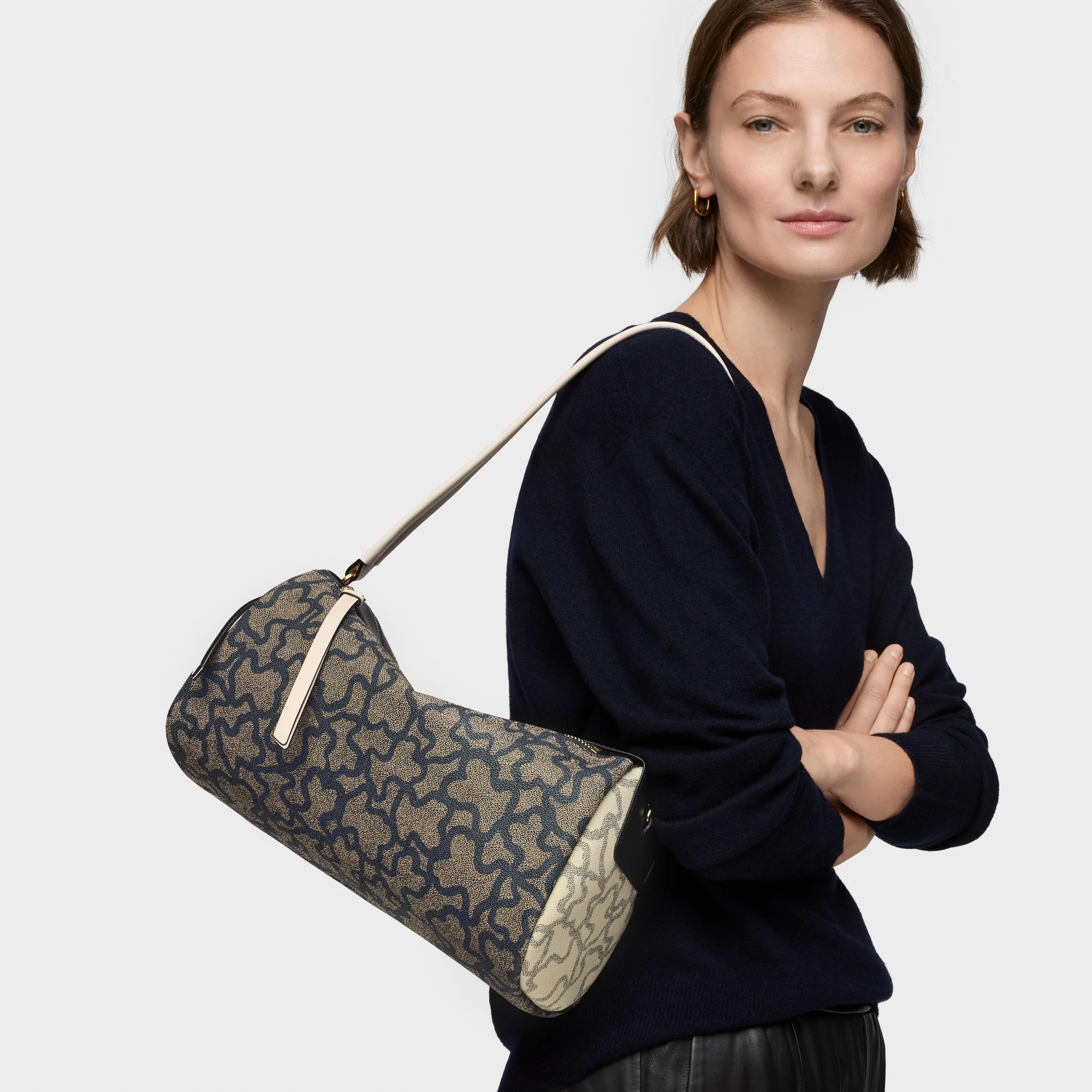 Medium black Crossbody bag TOUS Kaos Icon - 1