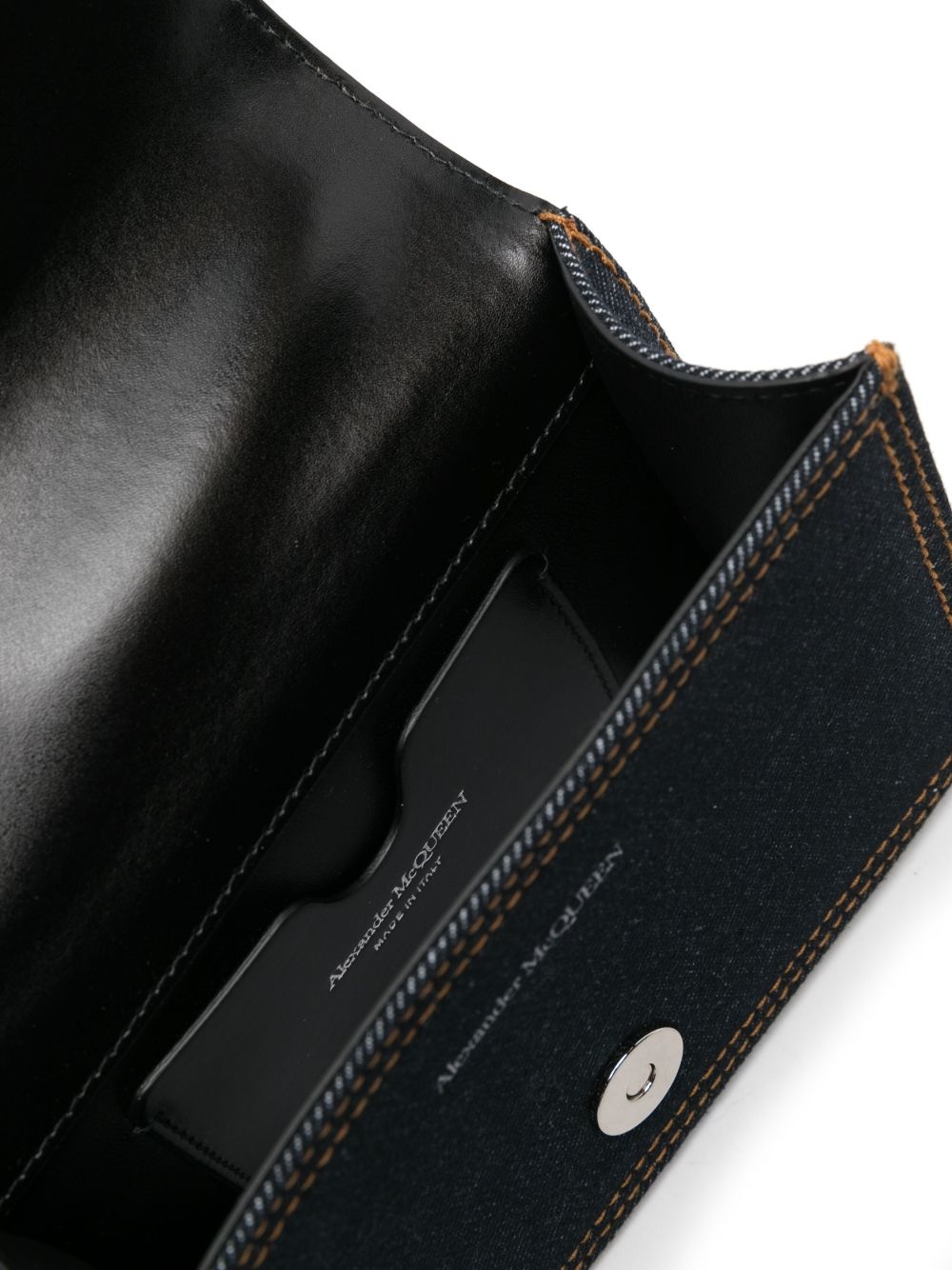 Mini Jewelled denim satchel bag - 5