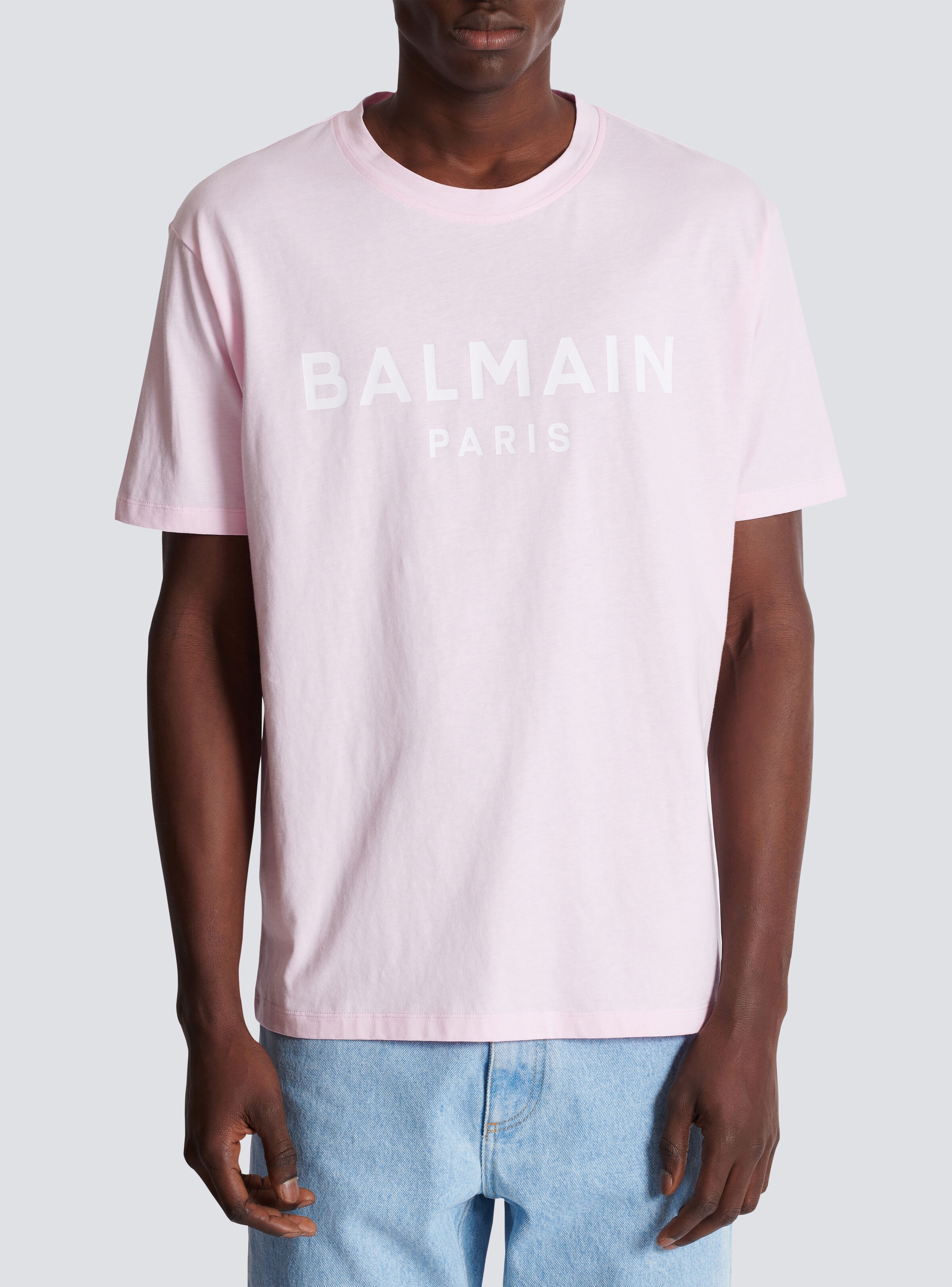 Printed Balmain Paris short-sleeved T-shirt - 5