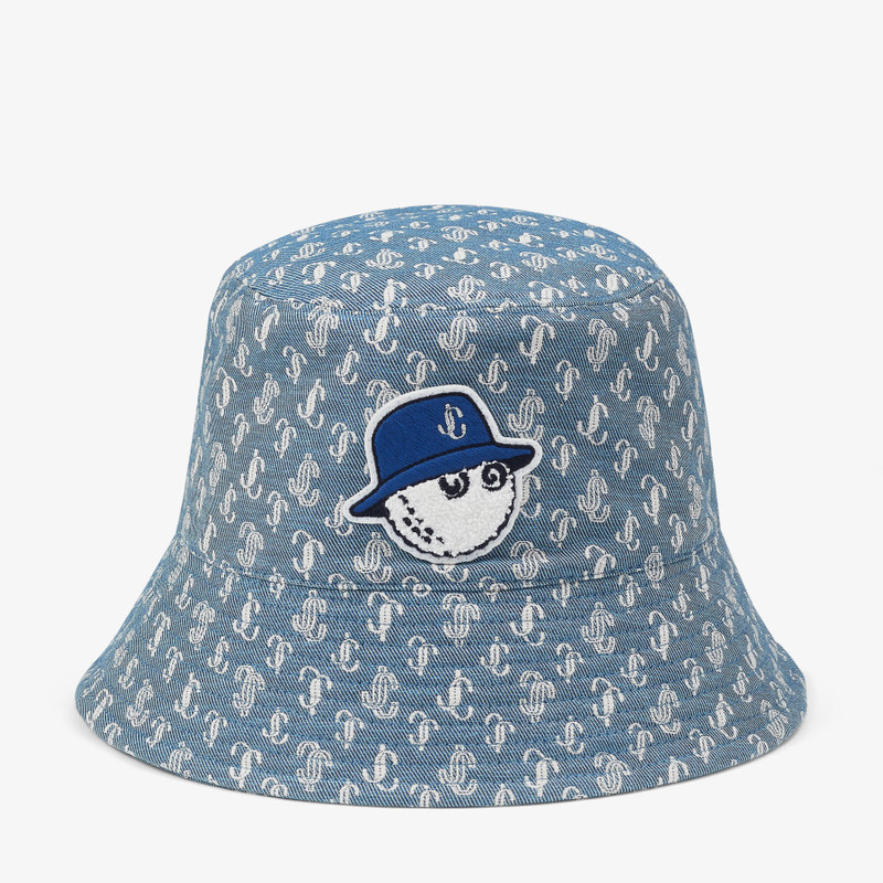 Jimmy Choo / Malbon Bucket Hat
Denim Monogram Bucket Hat 1