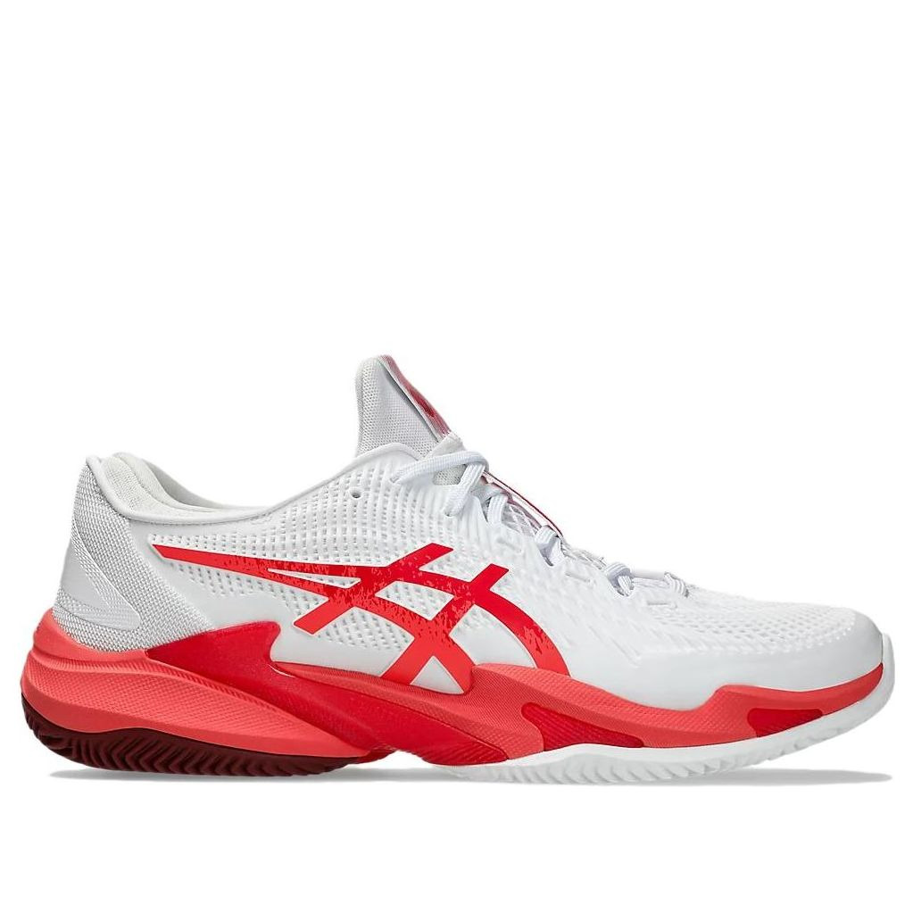 ASICS Court FF 3 Novak Clay 'White Electric Red' 1041A521-966 - 2