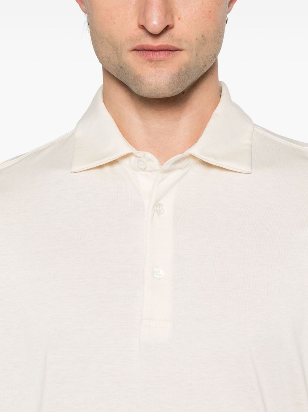 long-sleeved polo shirt - 4