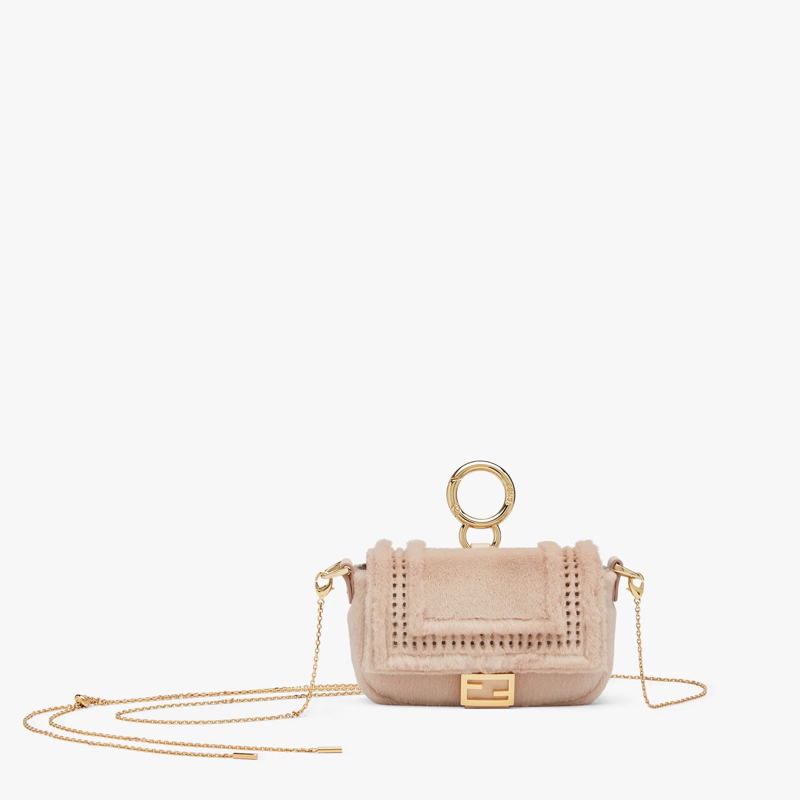 Pink mink charm - 1