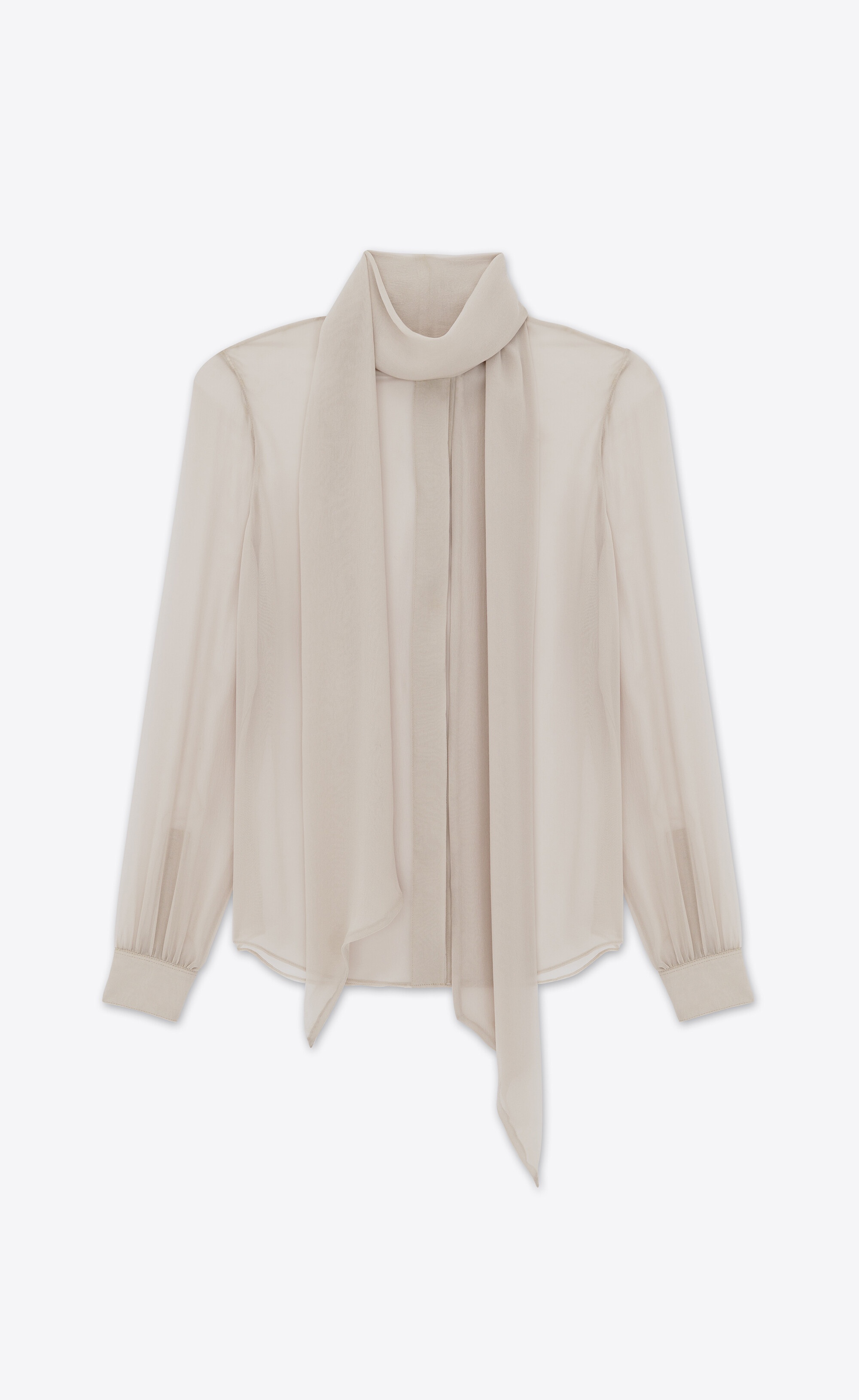 blouse in silk muslin crepe - 3