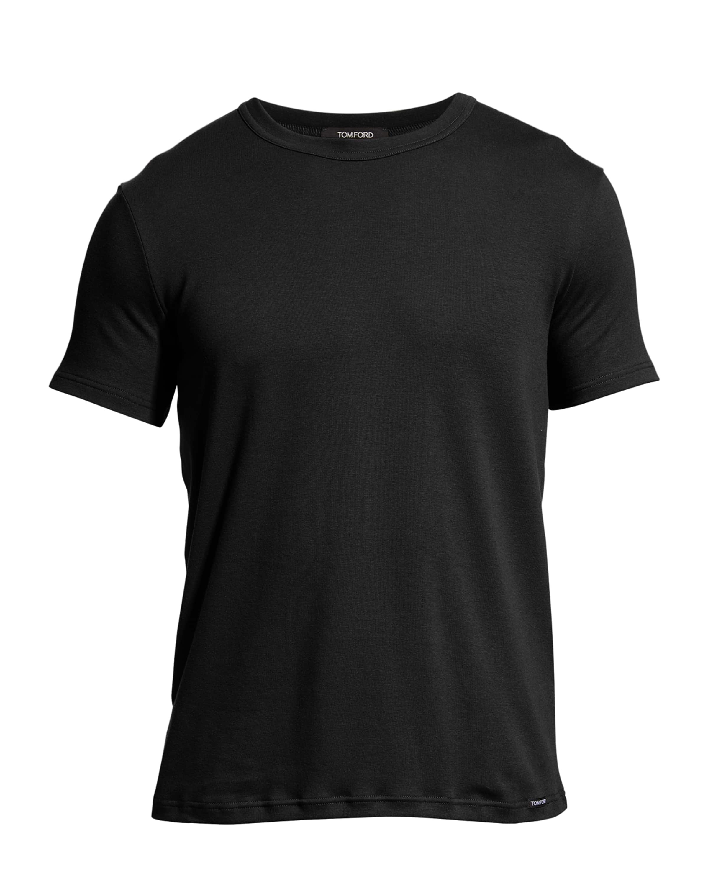 Men's Solid Stretch Jersey T-Shirt - 3