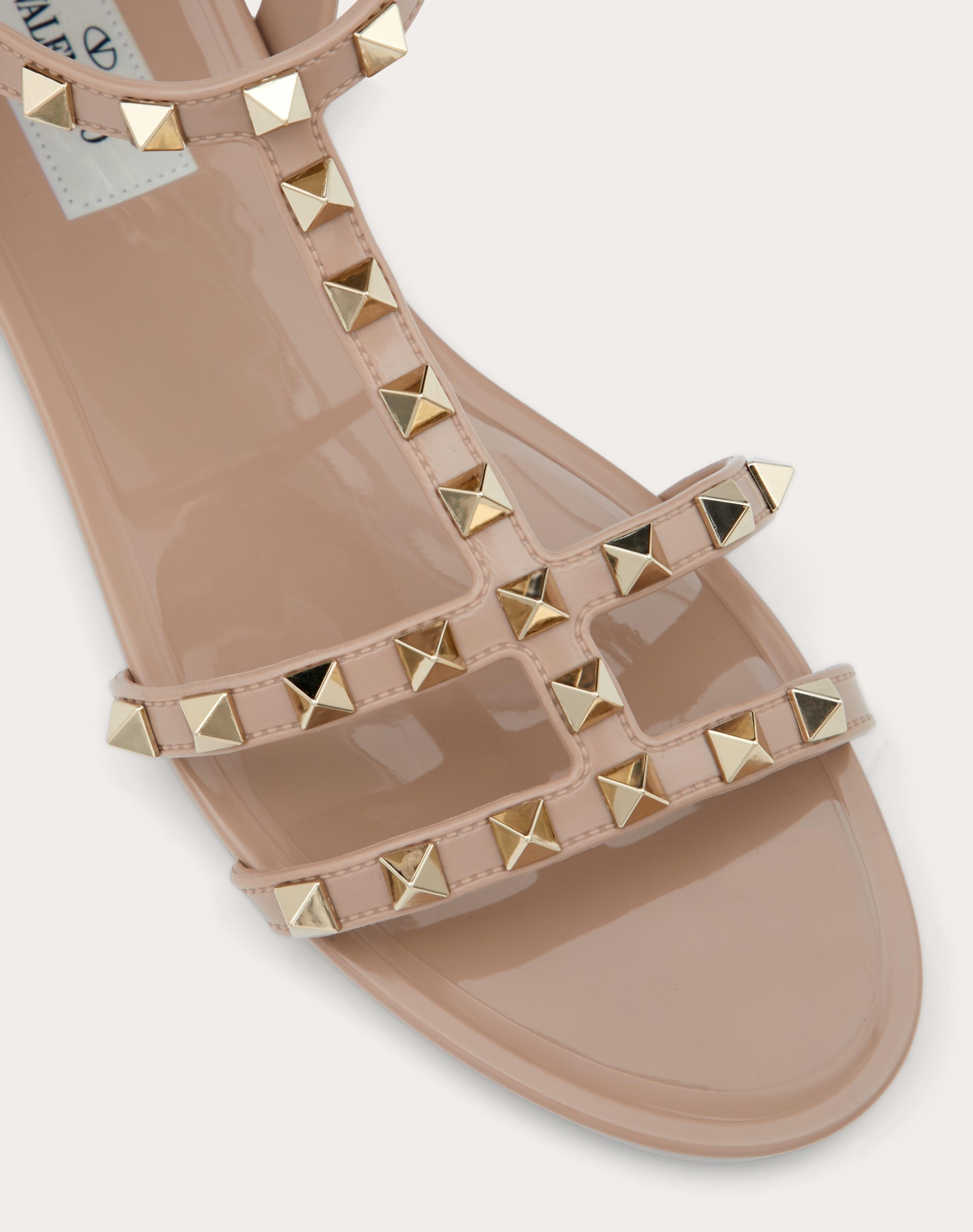 ROCKSTUD FLAT RUBBER SANDAL - 5