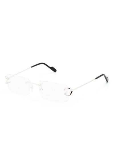 Cartier C rectangle-frame glasses outlook