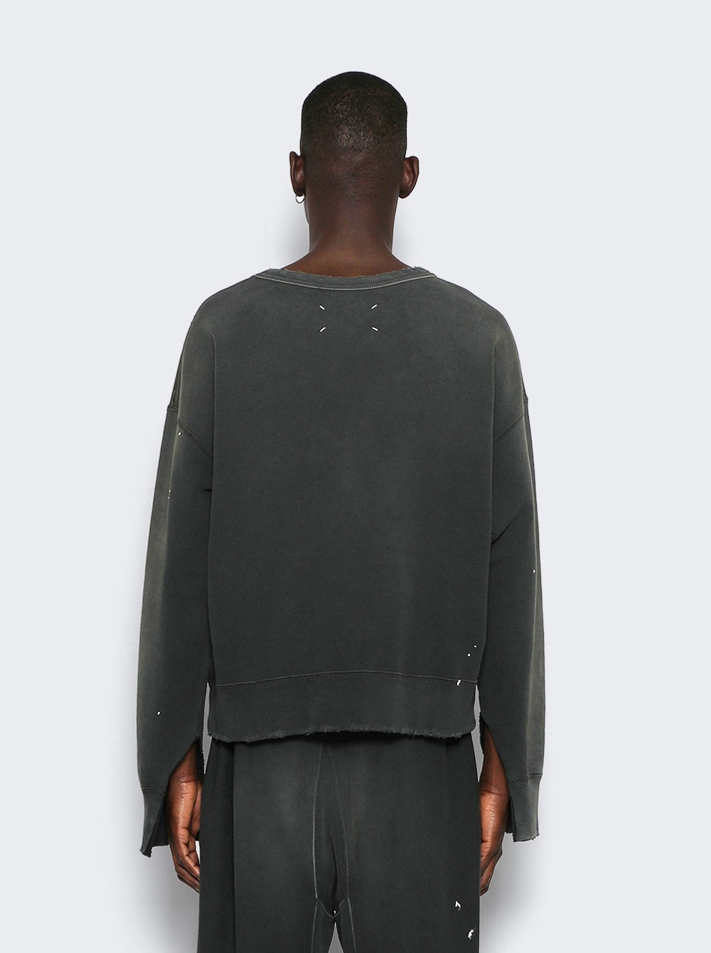 Sweatshirt Washed Black - 4