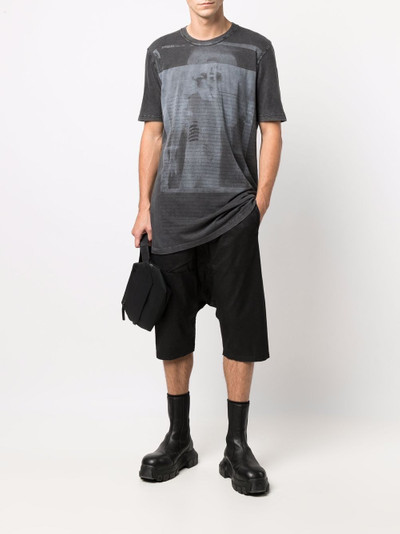 11 by Boris Bidjan Saberi drop-crotch cotton shorts outlook