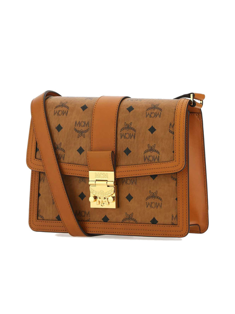 MCM Tracy Shoulder Bag in Visetos outlook