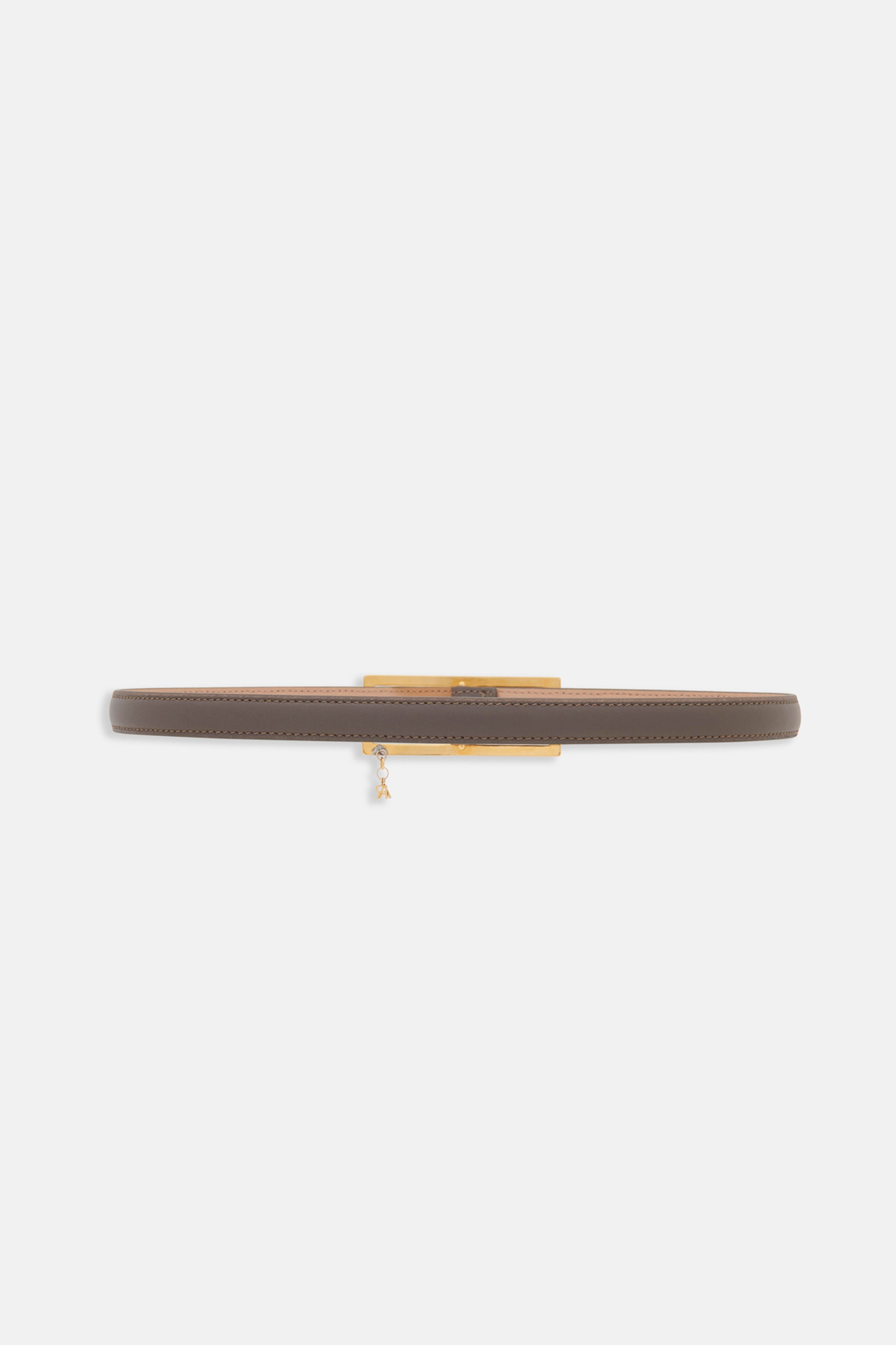 SLIM LEATHER BELT - 2