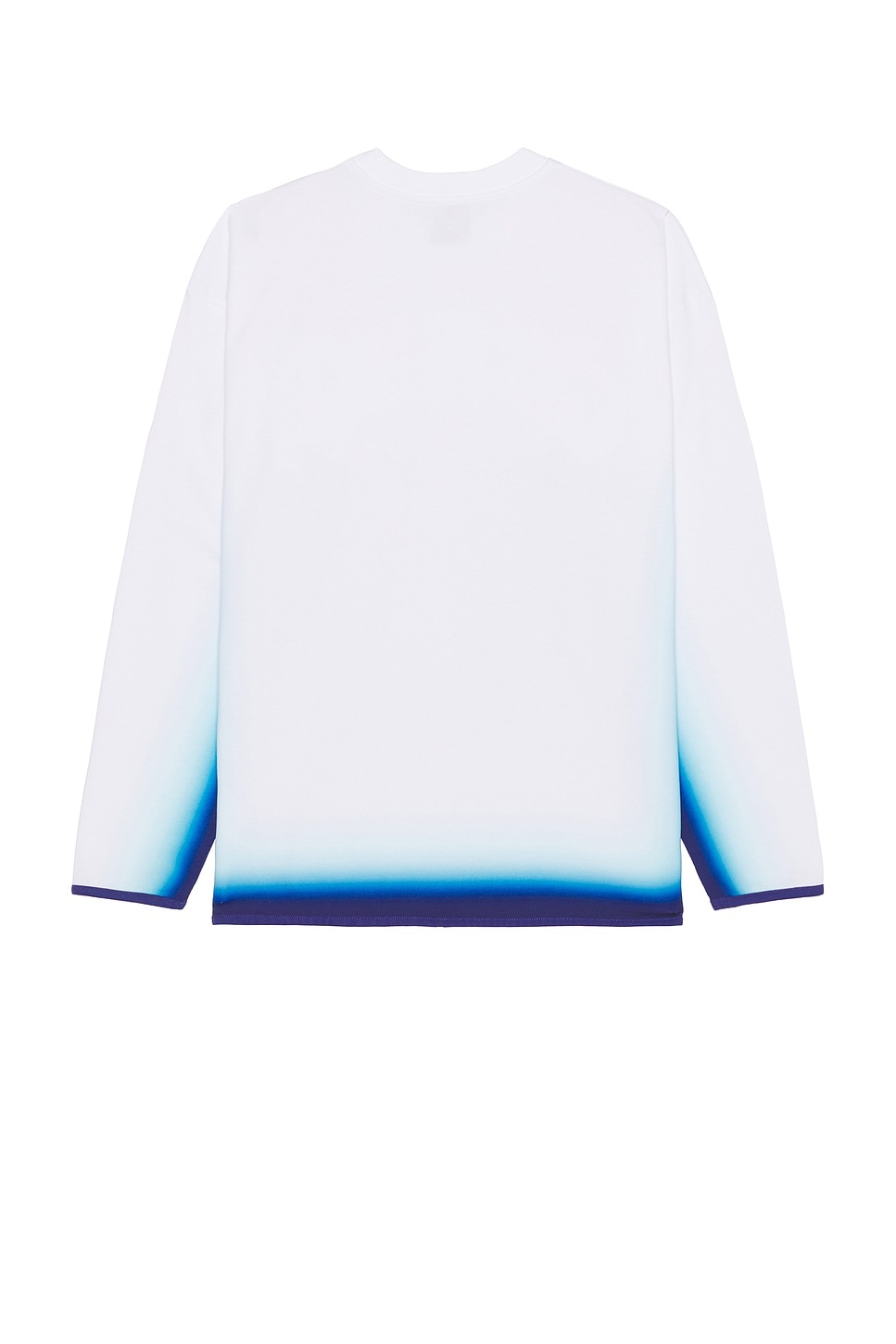 Spray Dye Gradient Faded Logo Long Sleeve Tee - 2