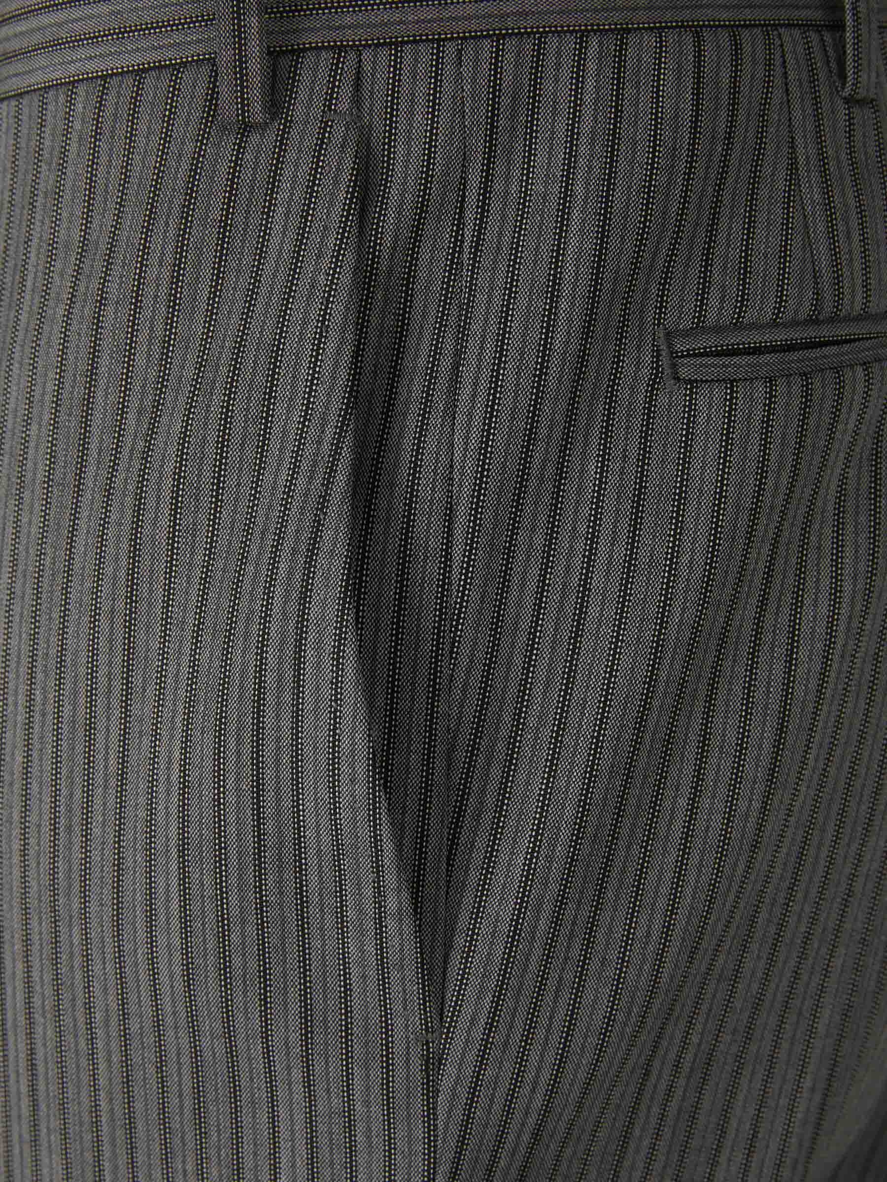 STRIPED WOOL TROUSERS - 3