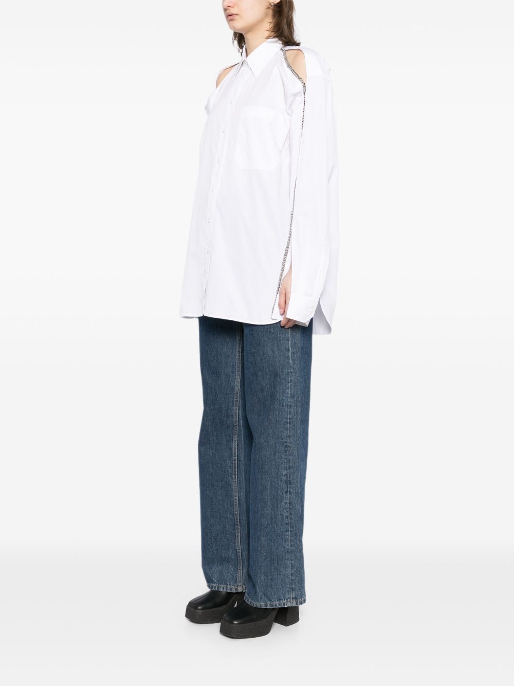 falabella chain detail shirt - 3