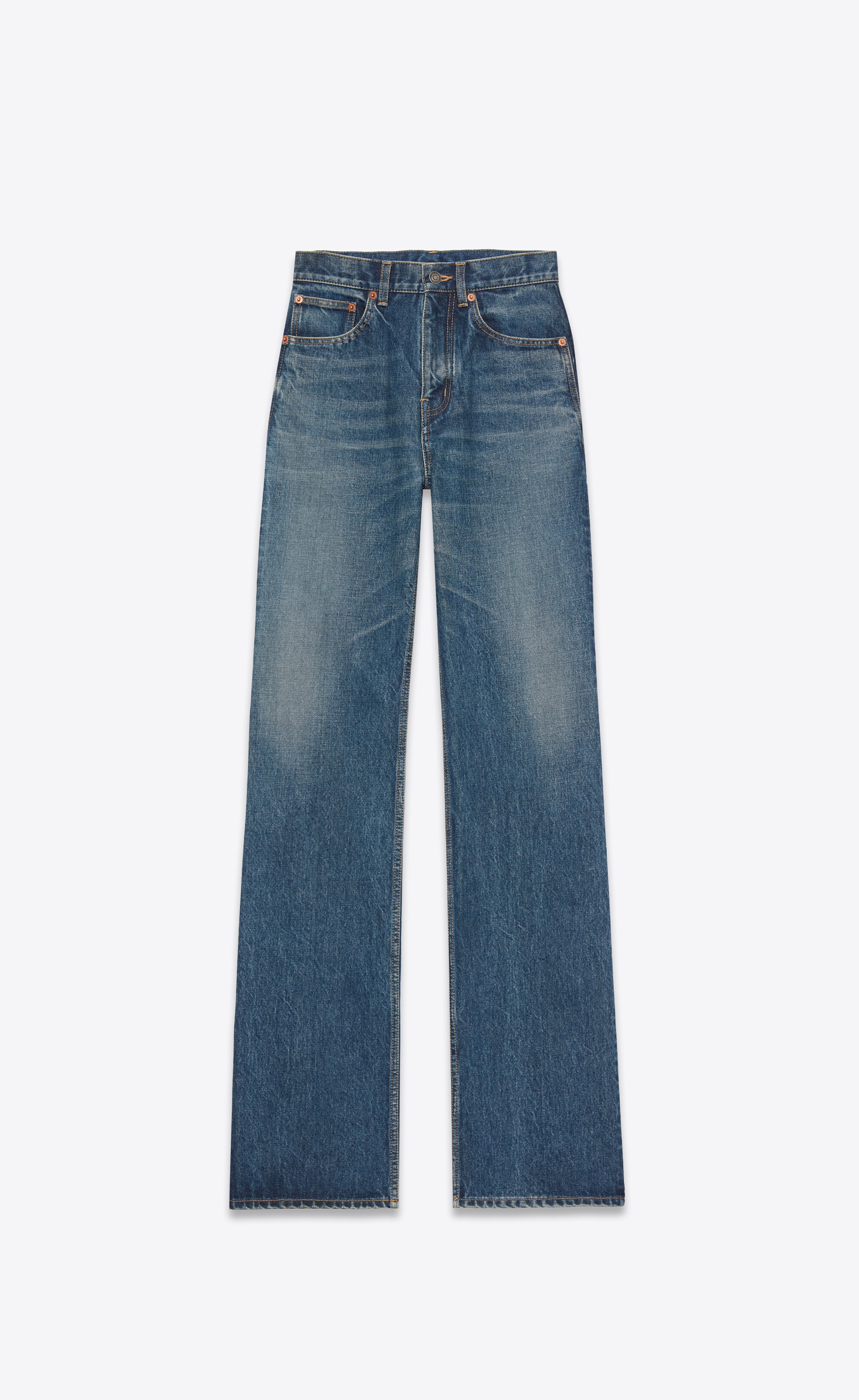 clyde jeans in august blue denim - 1