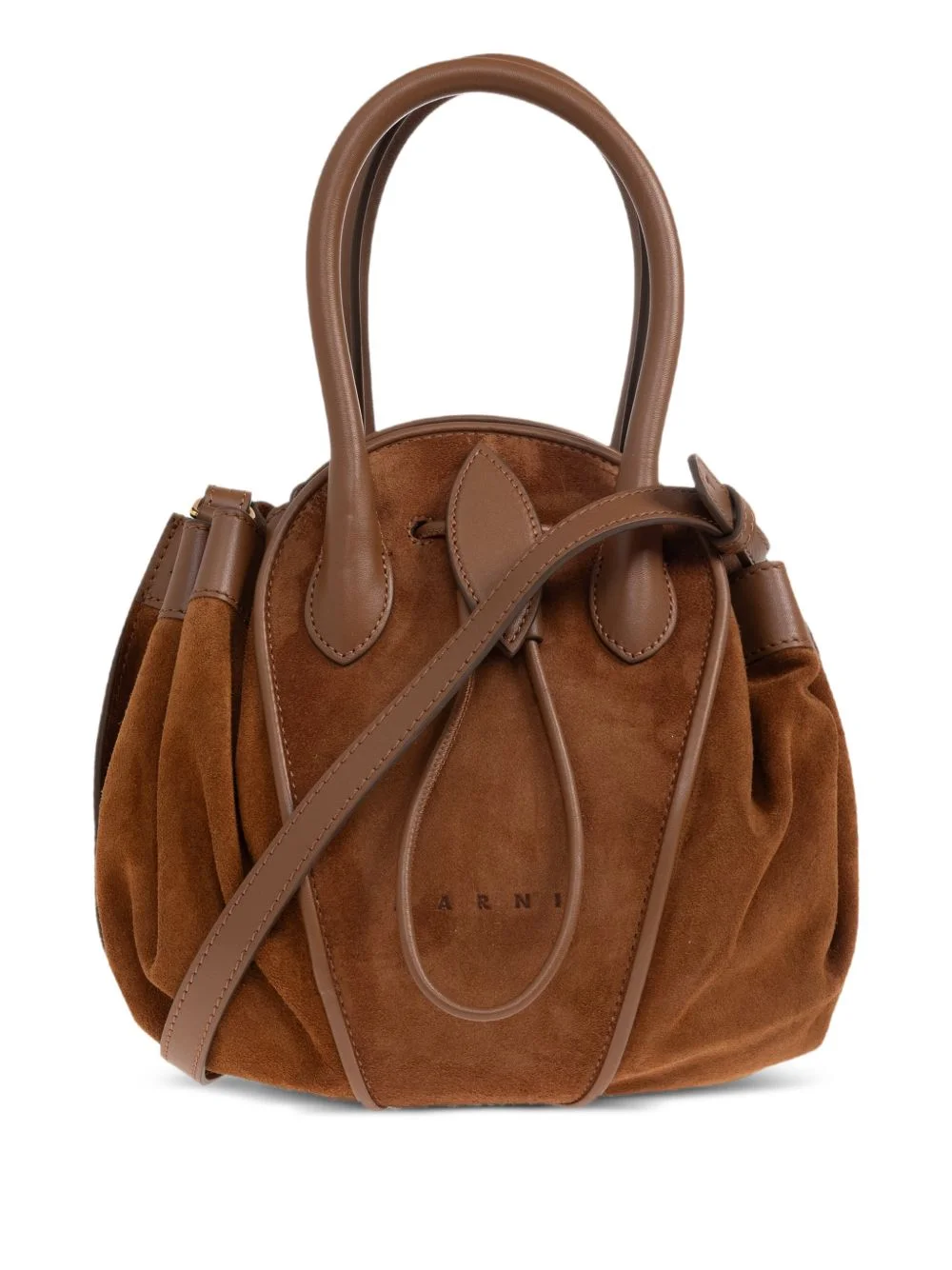 small Tulipea leather tote bag - 1