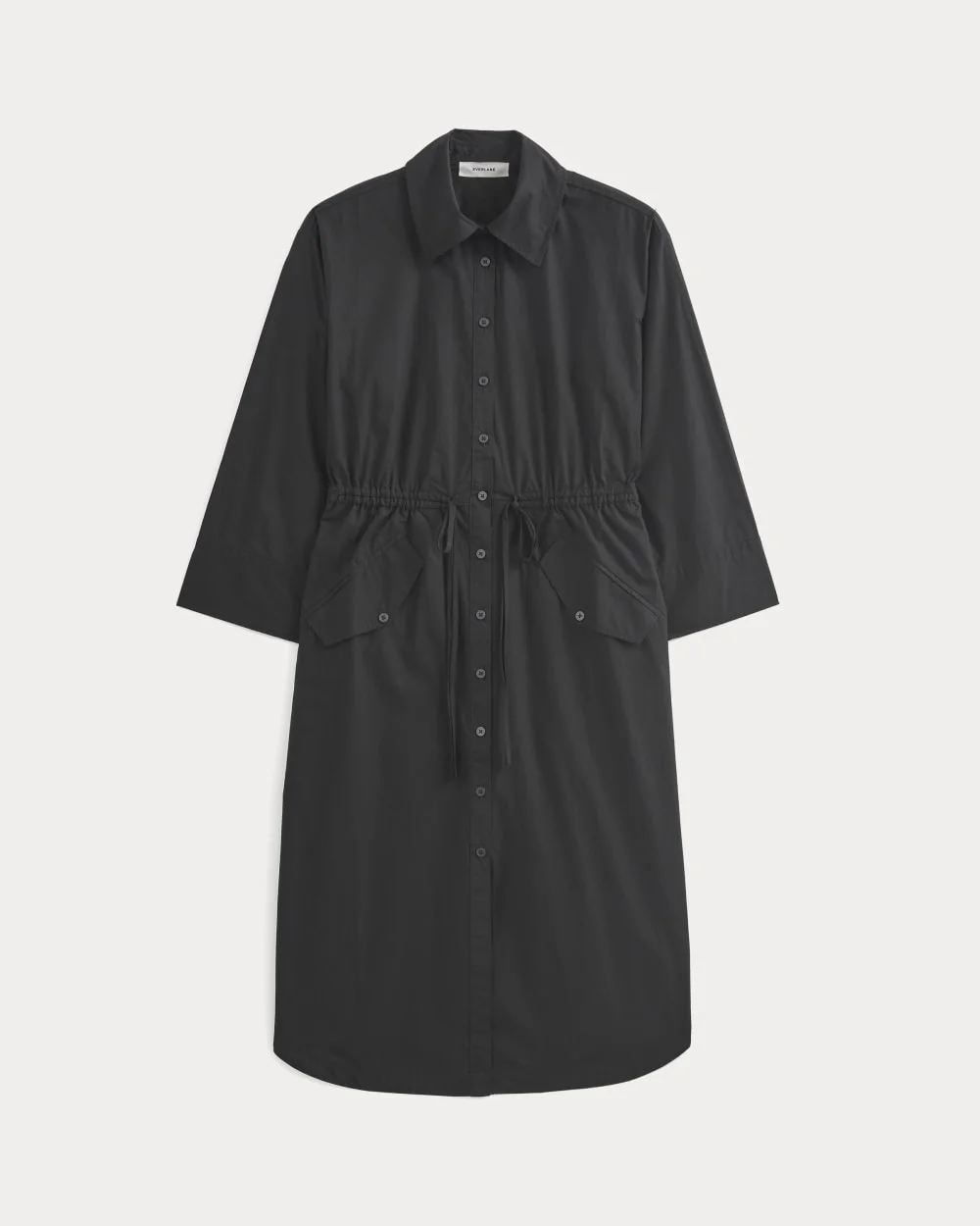 THE DRAWCORD SHIRTDRESS IN ULTRASOFT COTTON - 1