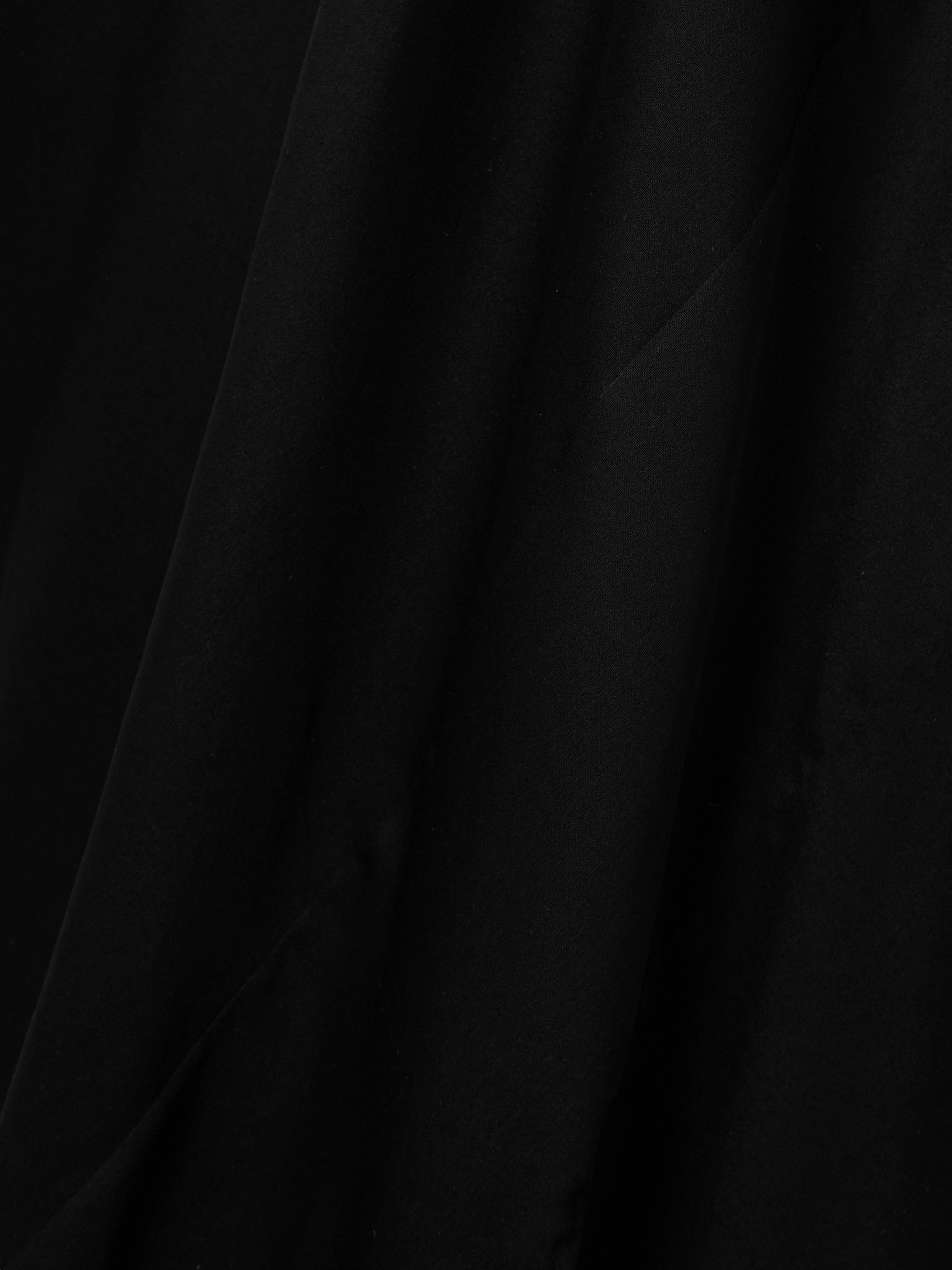 Lace-trimmed silk-charmeuse halterneck gown Black - 4