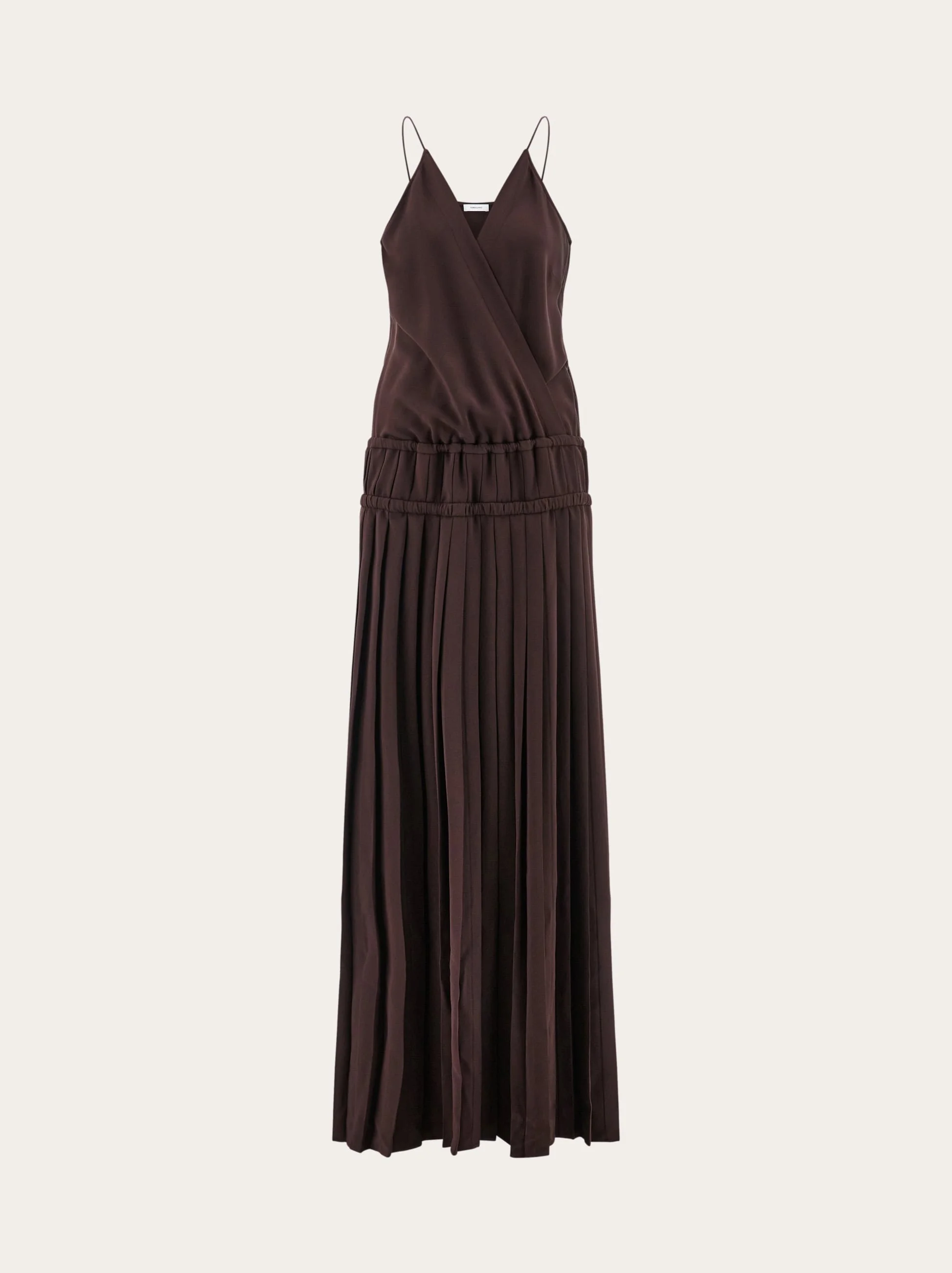 Long dress with pleated skirt - 1