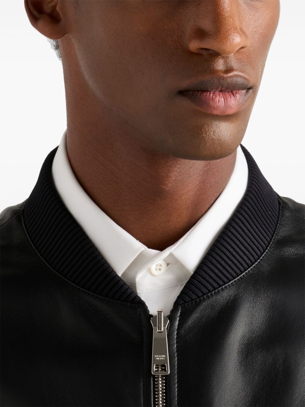 leather bomber jacket - 6