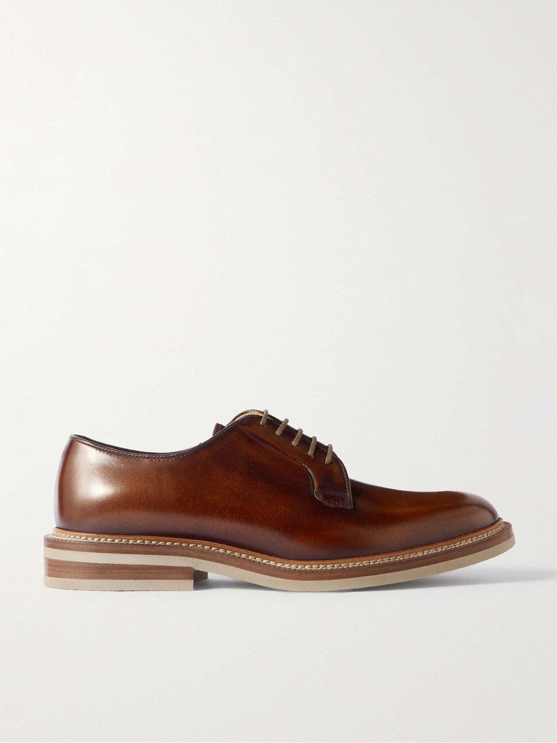 Leather Derby Shoes - 1