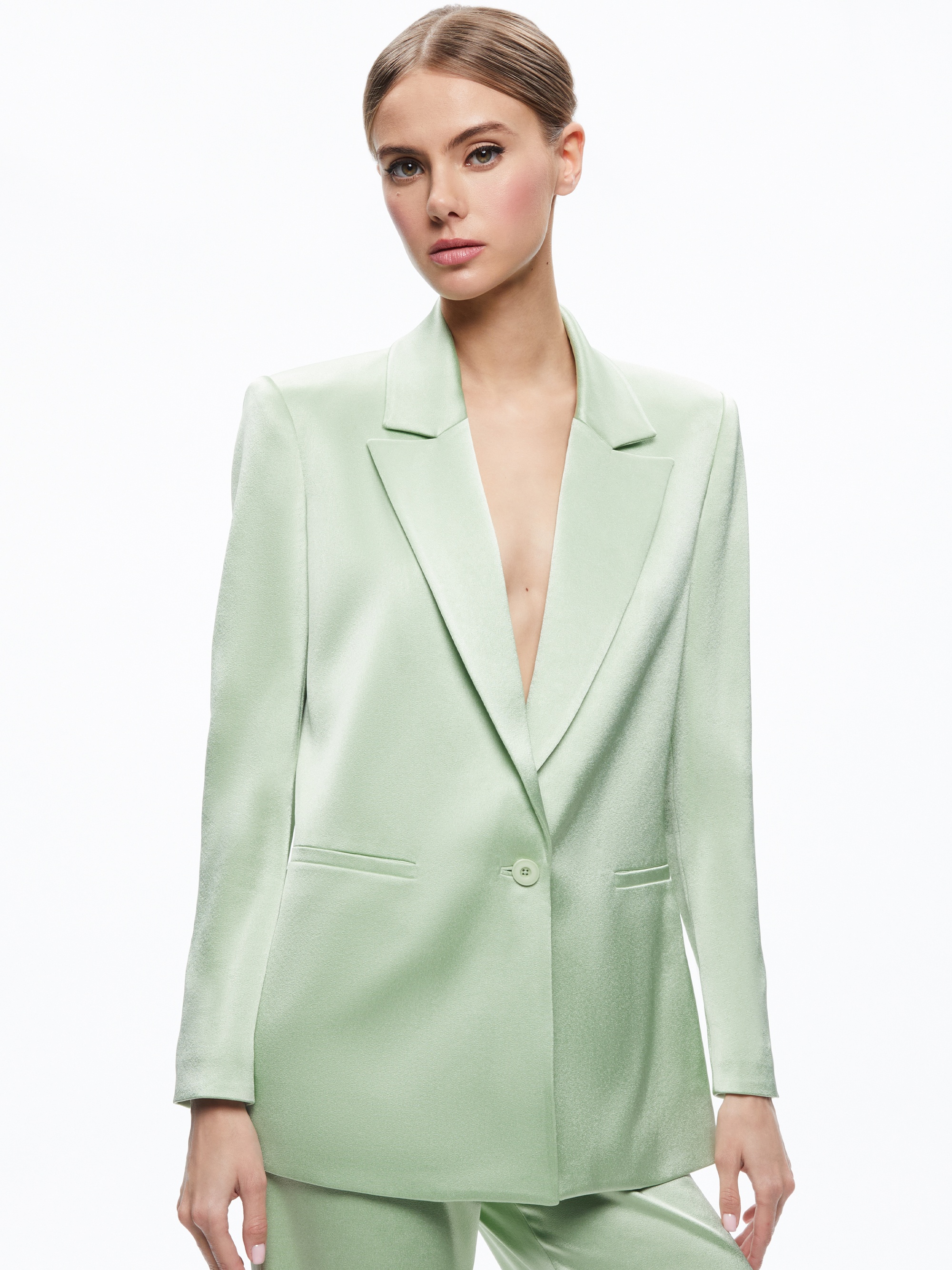 DENNY NOTCH COLLAR BOYFRIEND BLAZER - 2