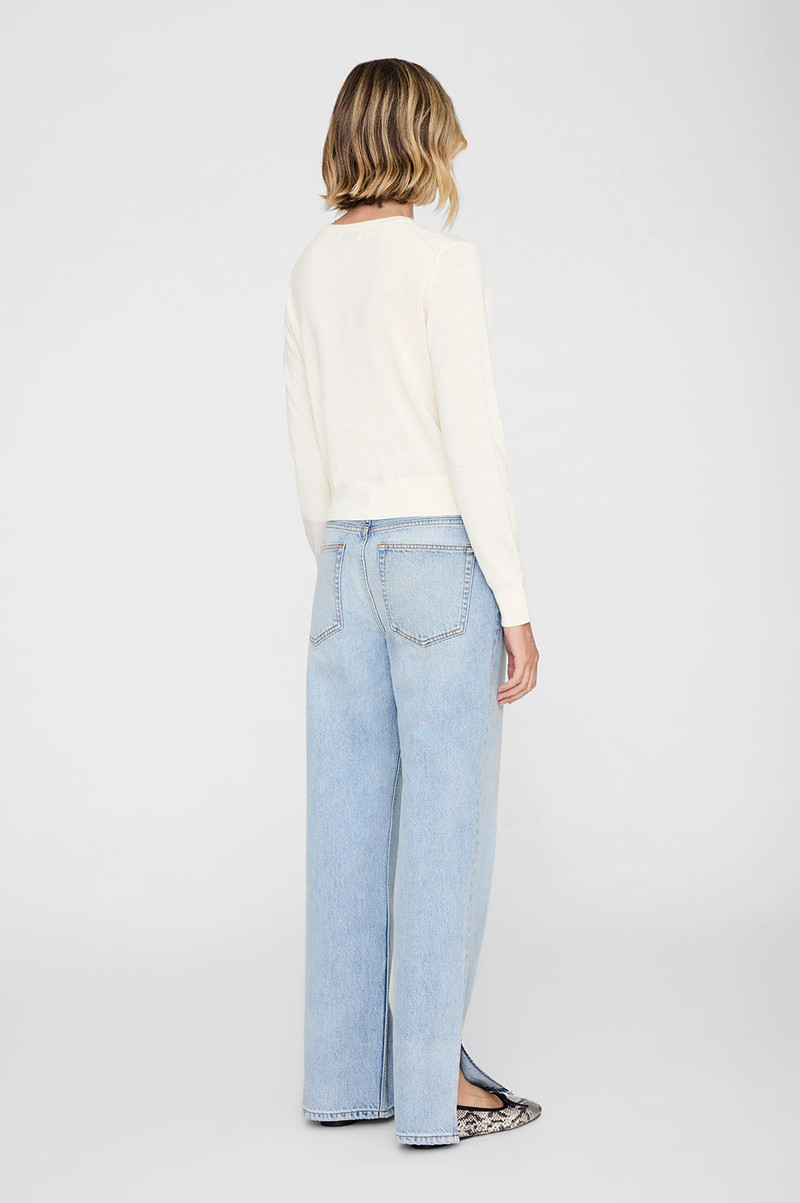 Moni Crop Sweater - Ivory 5