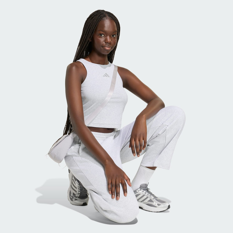 adidas Kit Small Logo Rib Tank 4