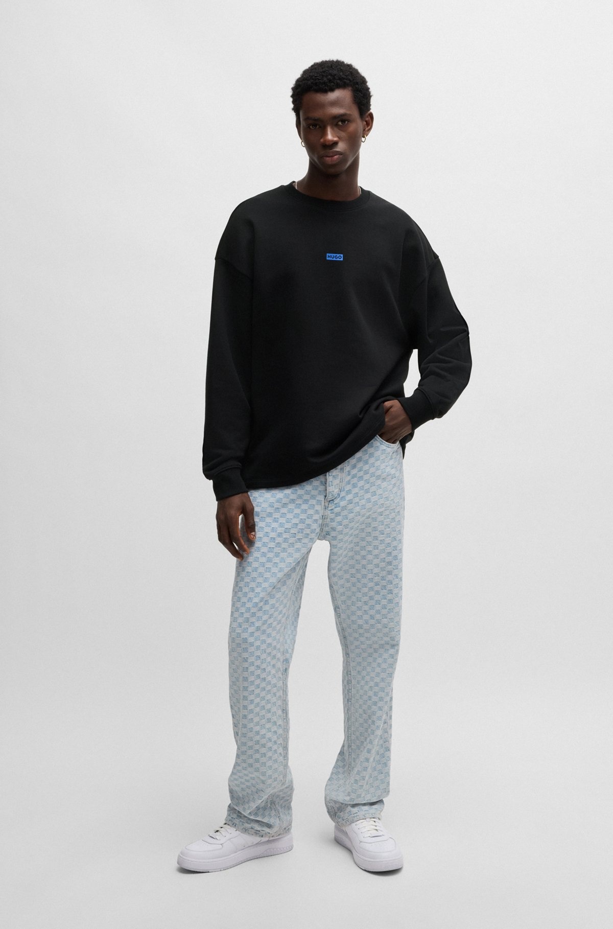COTTON-TERRY SWEATSHIRT WITH LOGO PRINT - 4