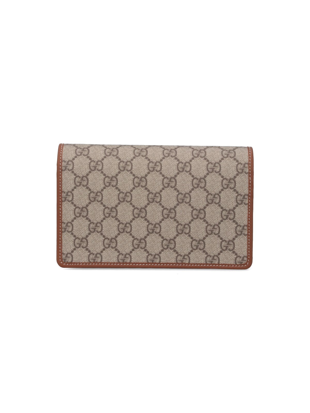 'GG EMBLEM' WALLET WITH SHOULDER STRAP - 3