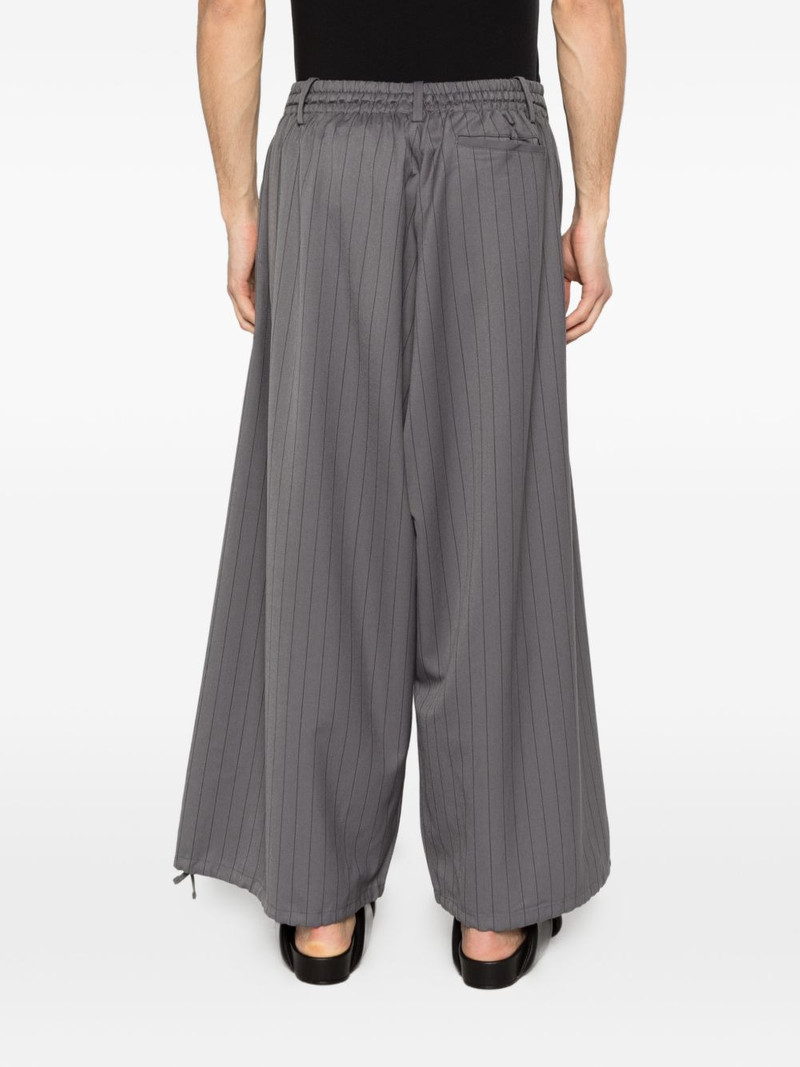 pinstripe drawstring trousers 4