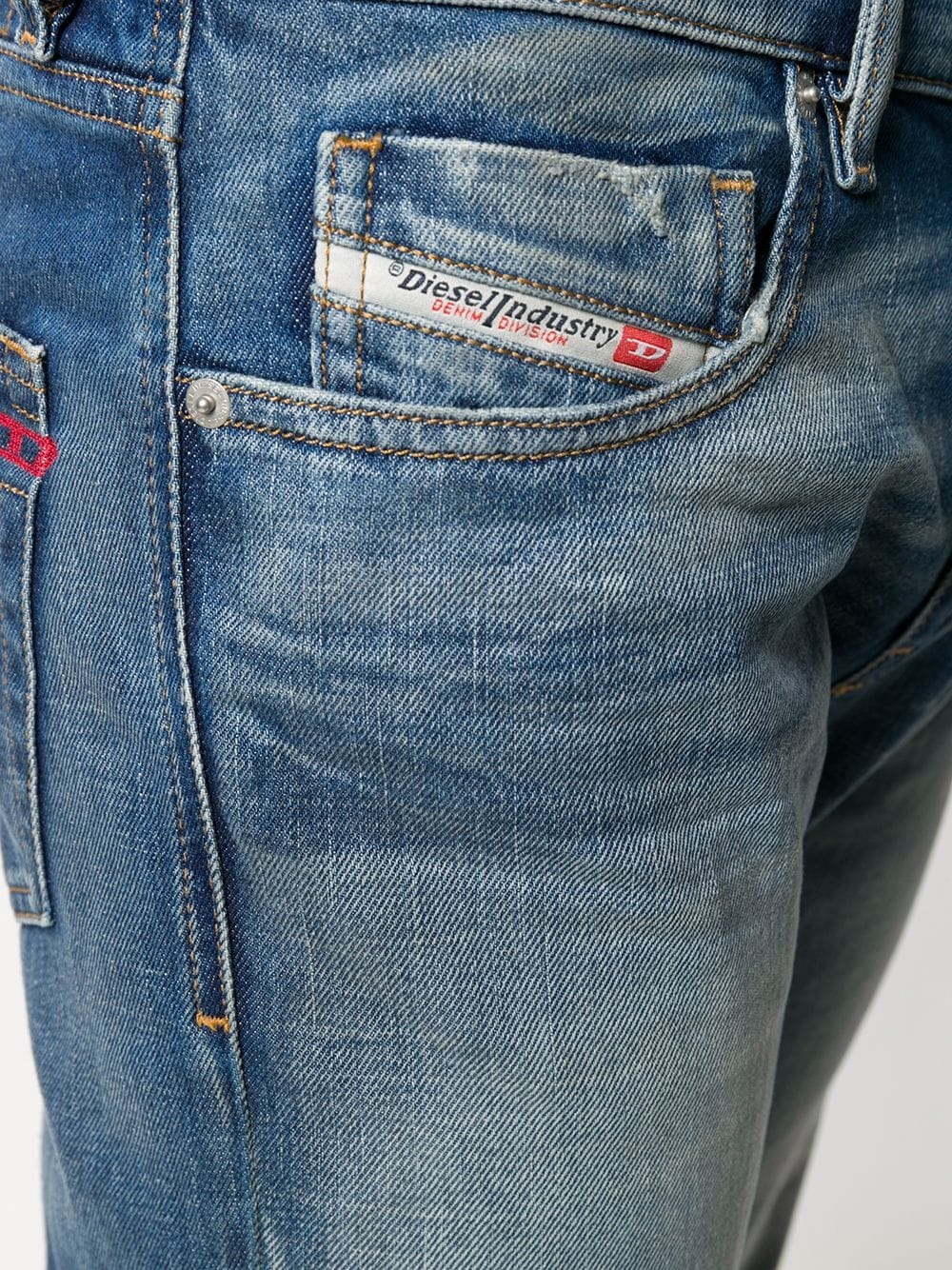 patch-detail slim jeans - 5