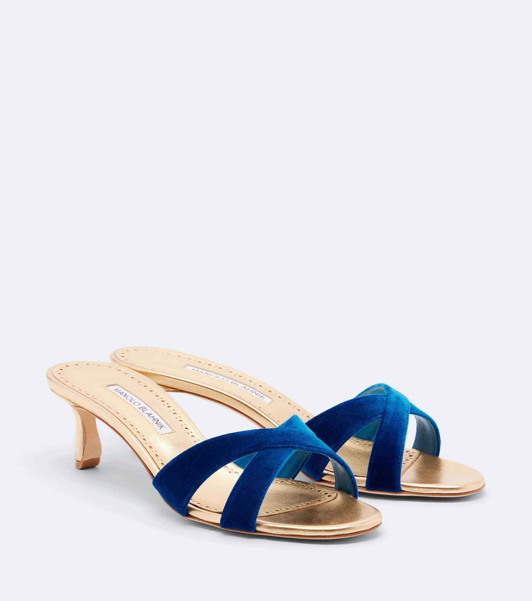 Callydramu velvet mules - 1