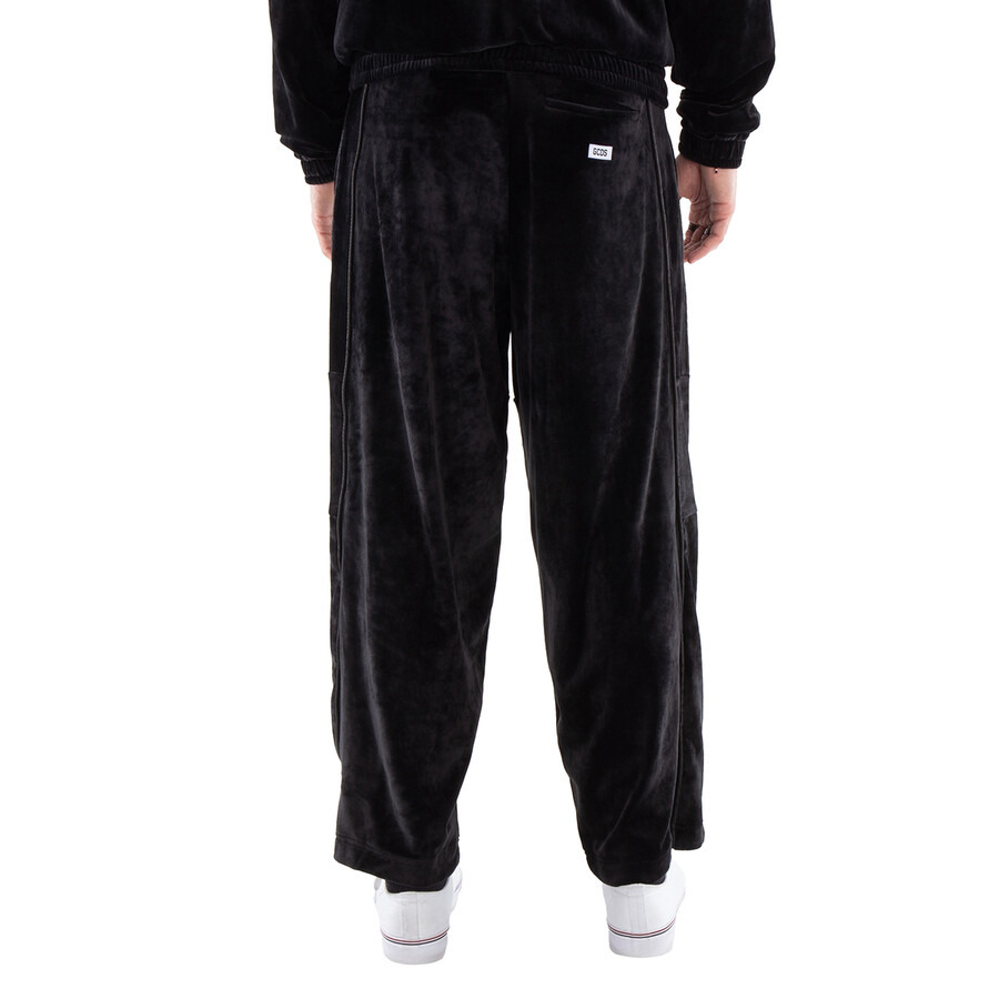 GCDS Logo Embroidered Velvet Pants - 3