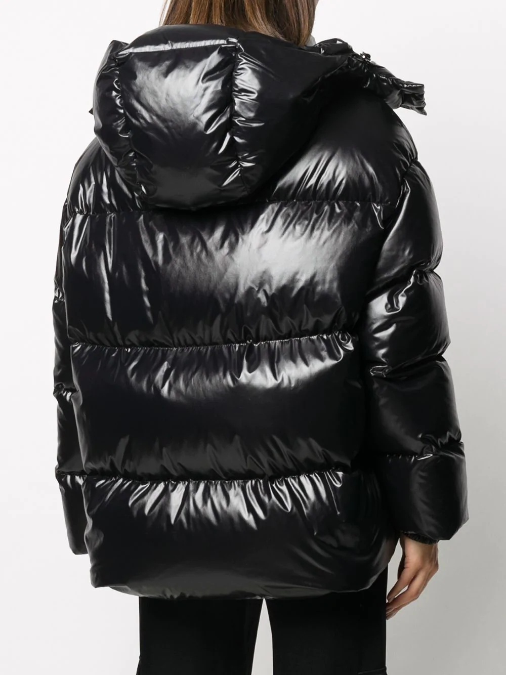 VLTN logo-print padded jacket - 4