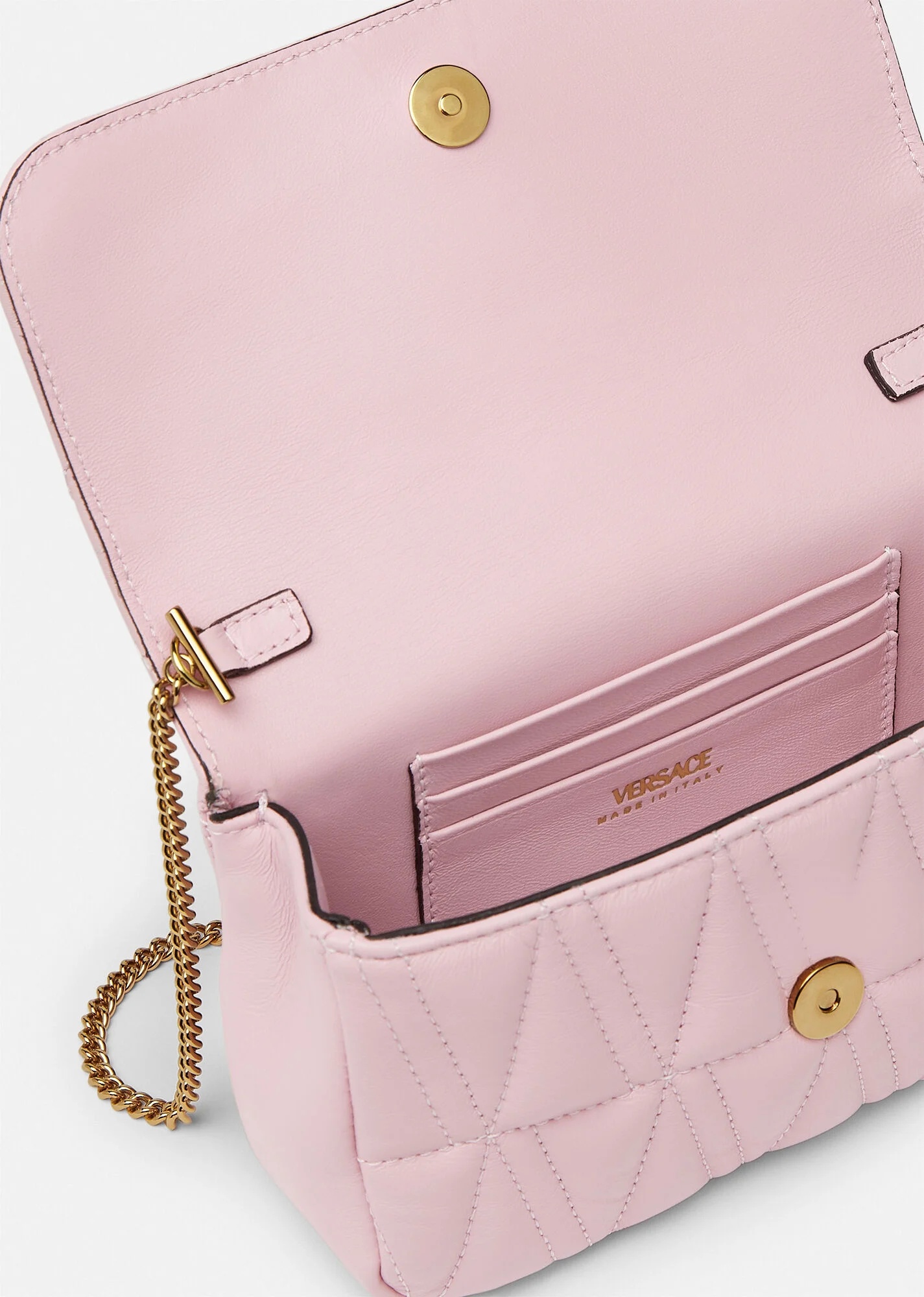 Virtus Quilted Leather Evening Bag - 4