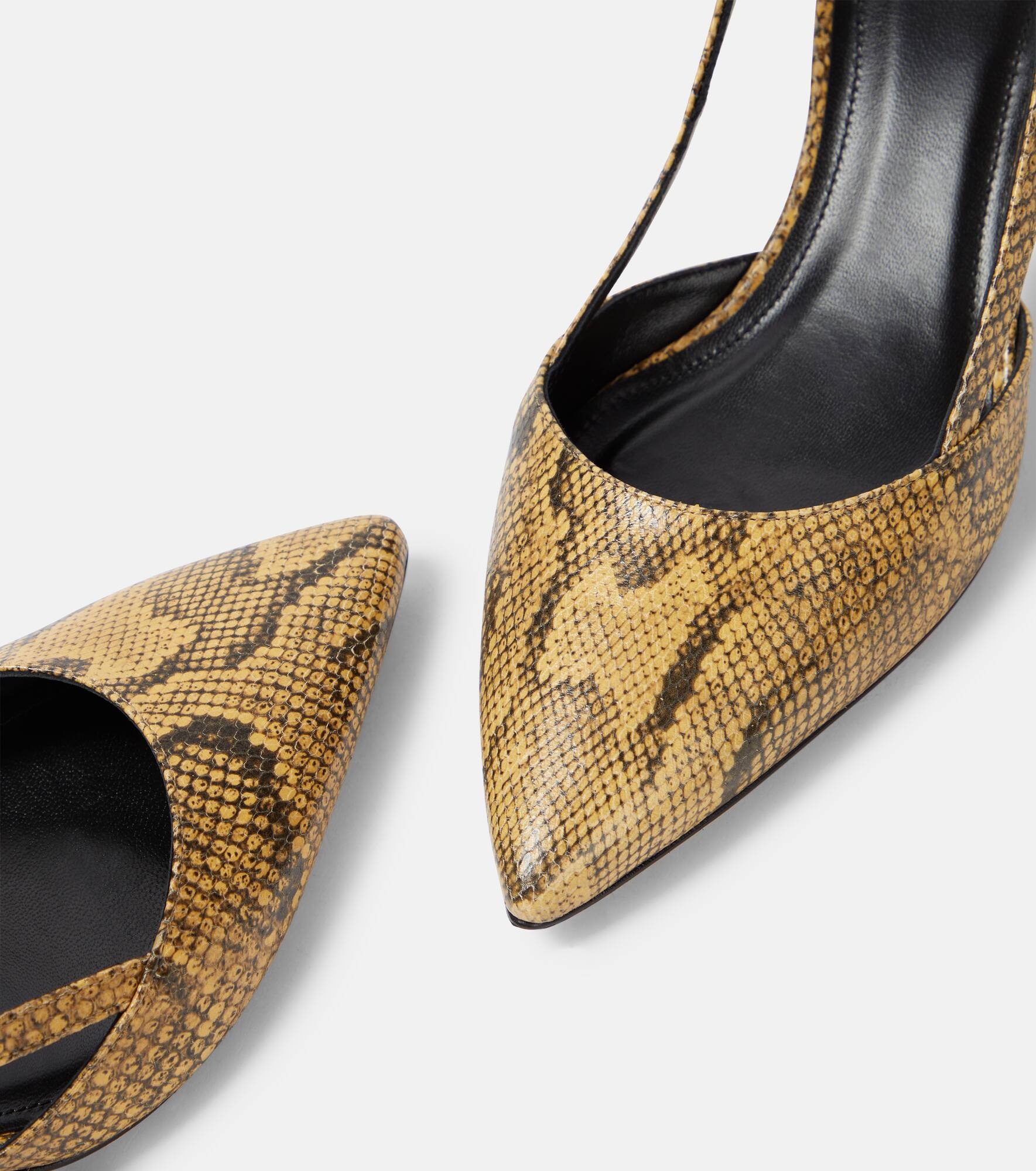 Pilia leather slingback pumps - 6