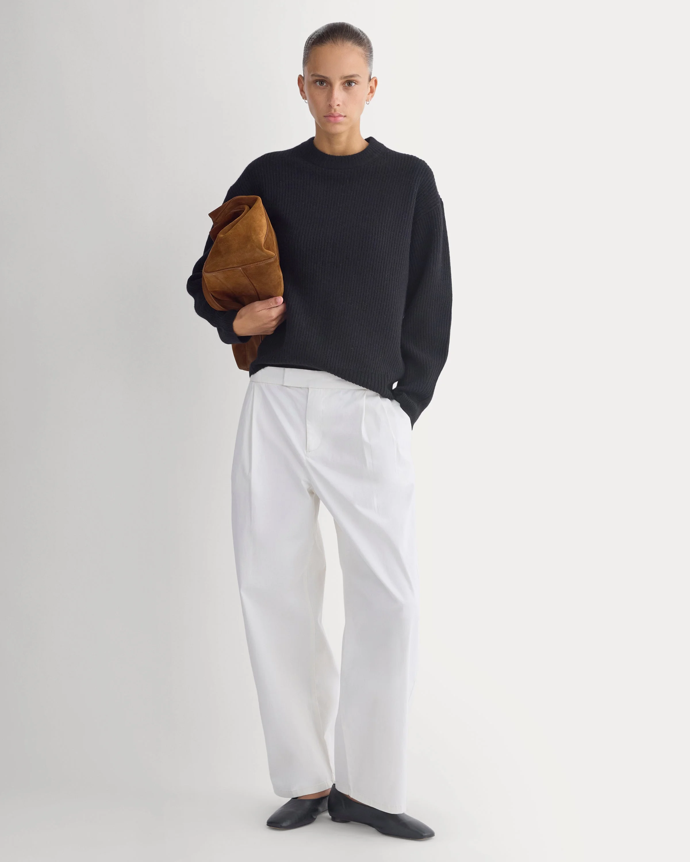 CASHMERE FISHERMAN CREW - 1