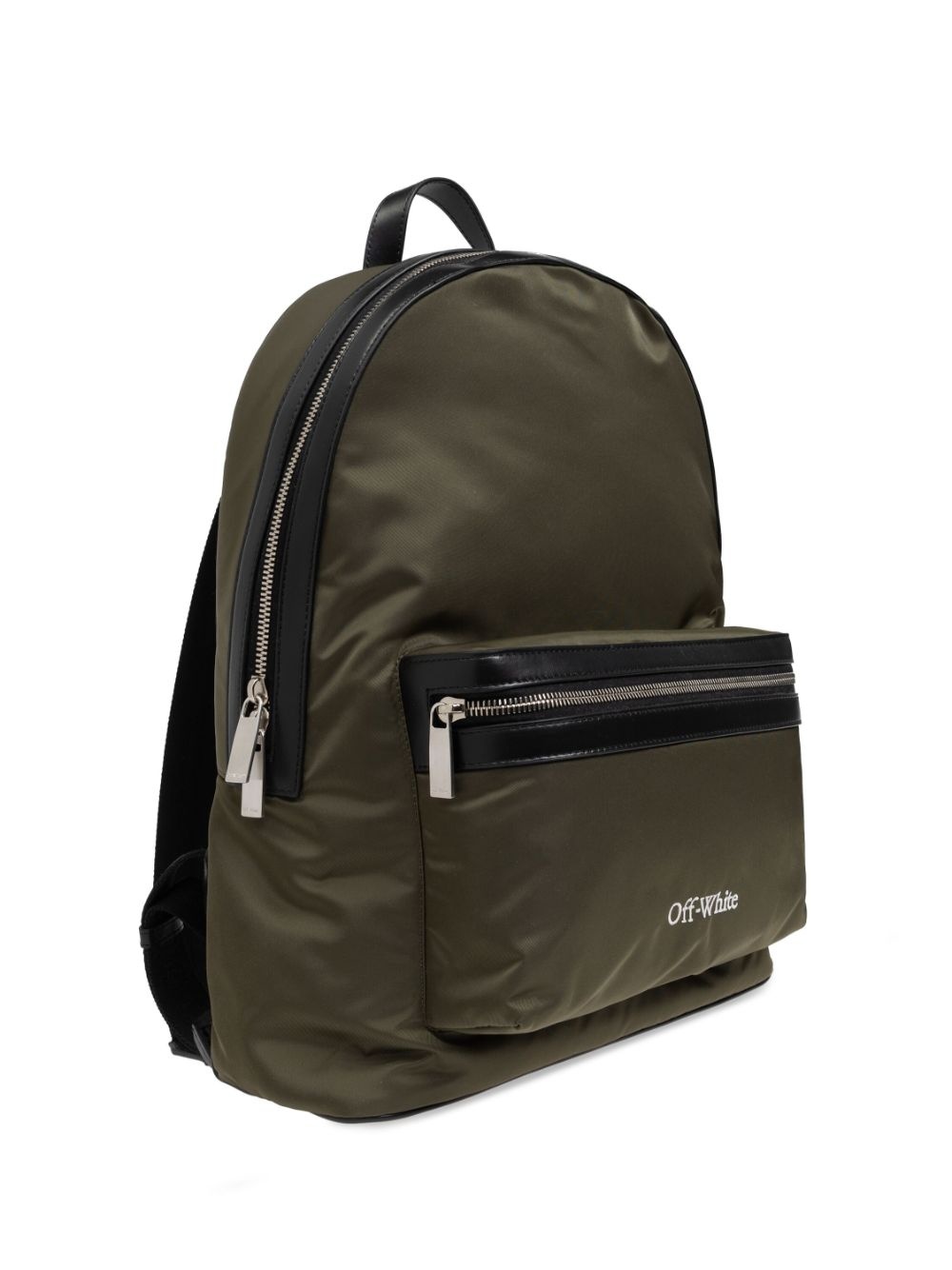 logo-embroidered backpack - 4